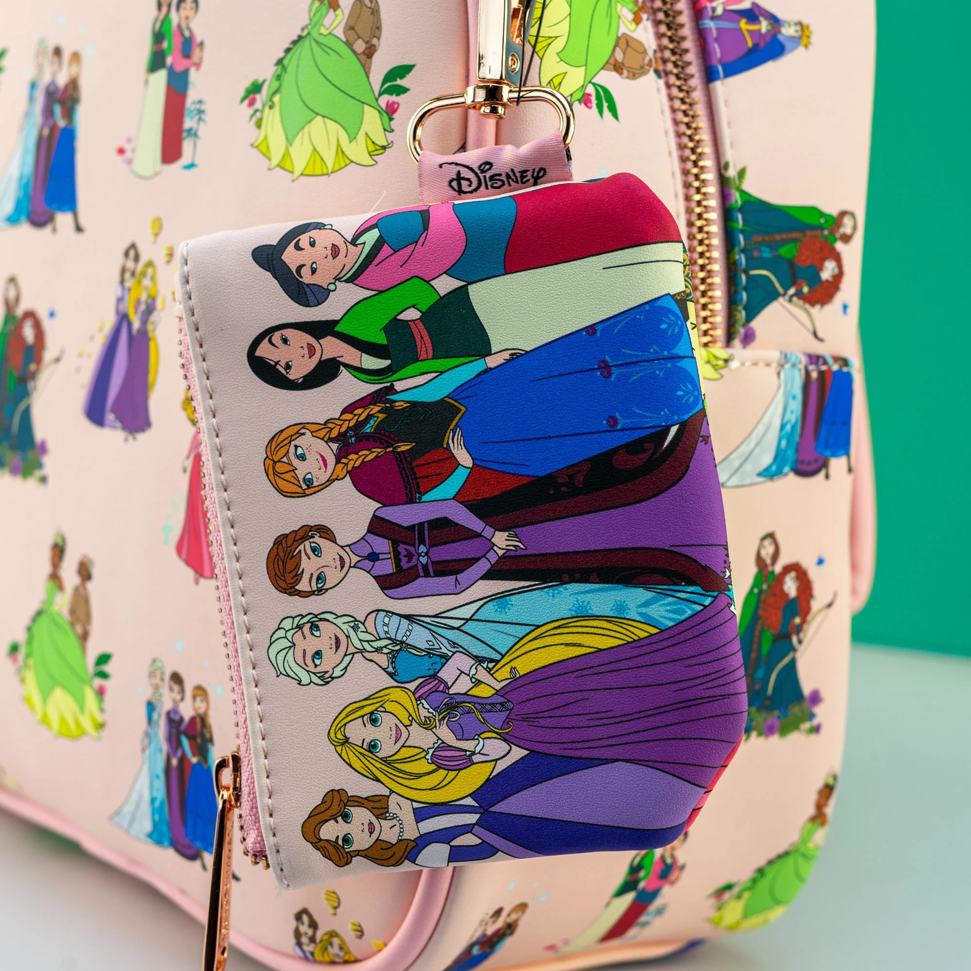 Loungefly x Disney Princess Mother and Daughters AOP Mini Backpack and Coin Purse - Image 4