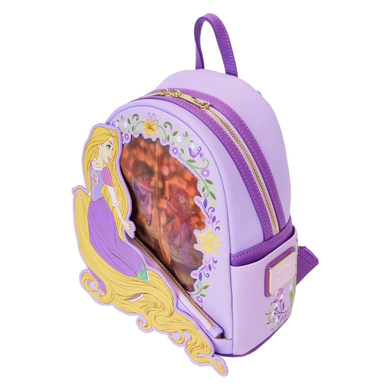 Loungefly x Disney Princess Rapunzel Lenticular Mini Backpack - Image 4
