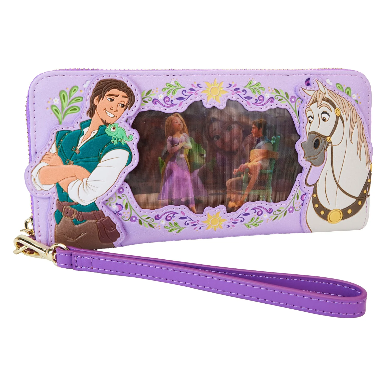 Loungefly x Disney Princess Rapunzel Lenticular Wristlet Wallet - Image 2