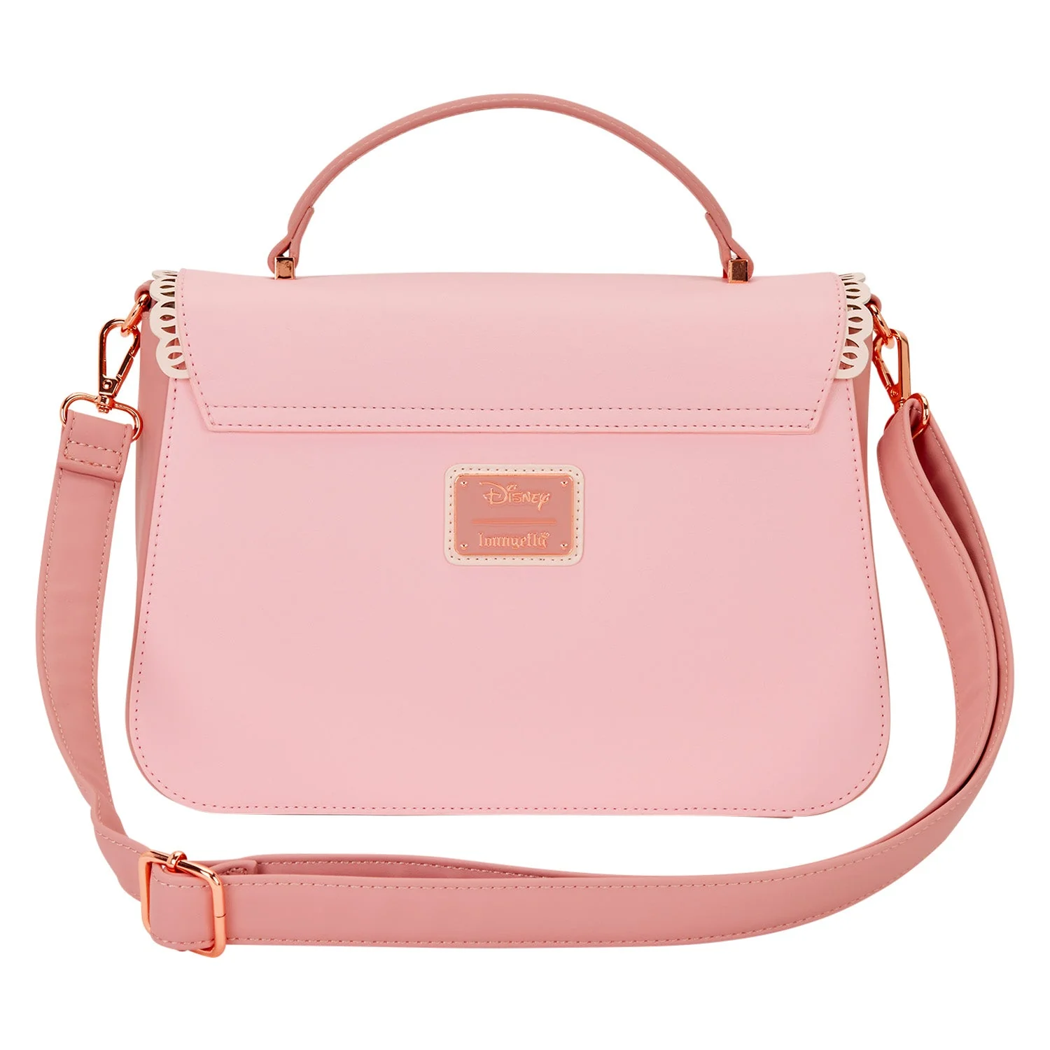 Loungefly x Disney Princess Pink Floral Silhouette Crossbody Bag - Image 3