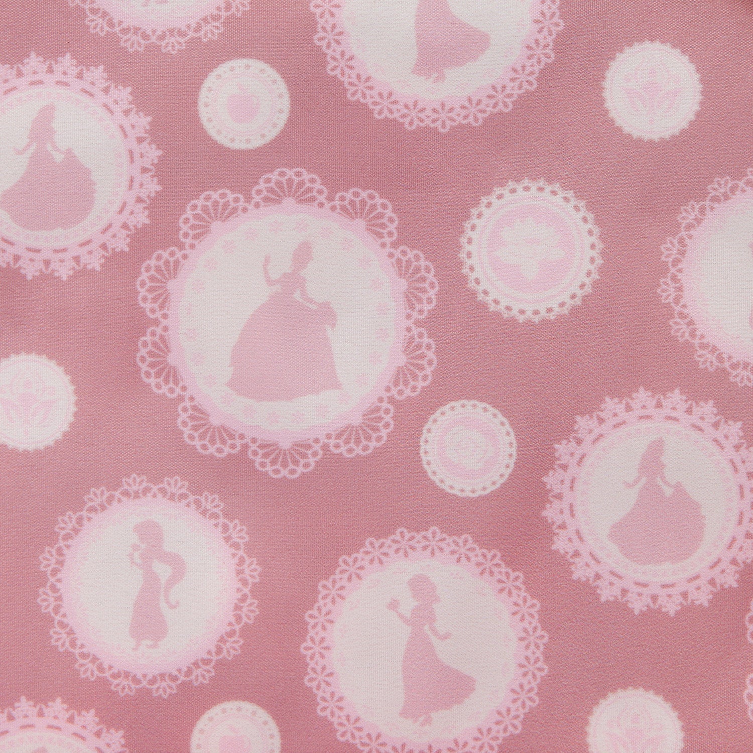 Loungefly x Disney Floral Pink Princess Silhouettes Mini Backpack - Image 4