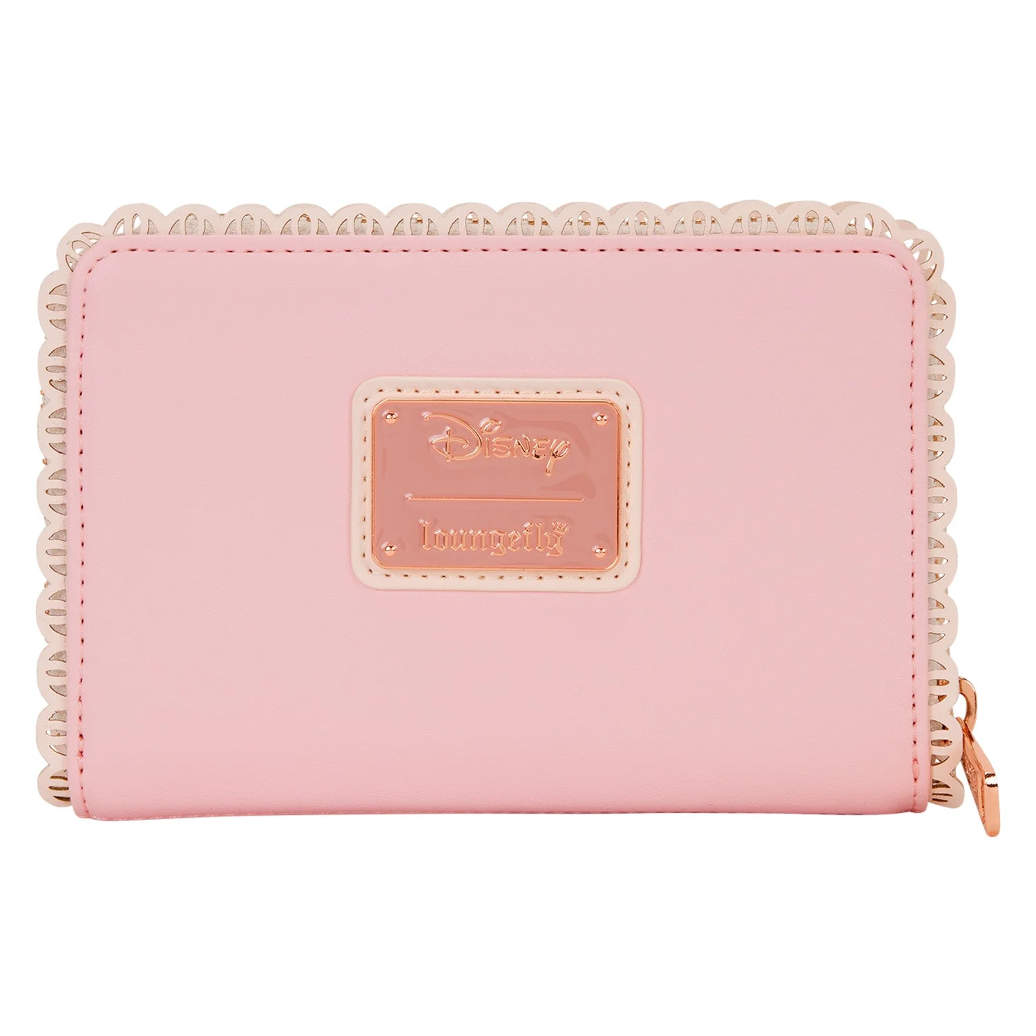 Loungefly x Disney Princess Pink Floral Silhouettes Zip Around Wallet - Image 3
