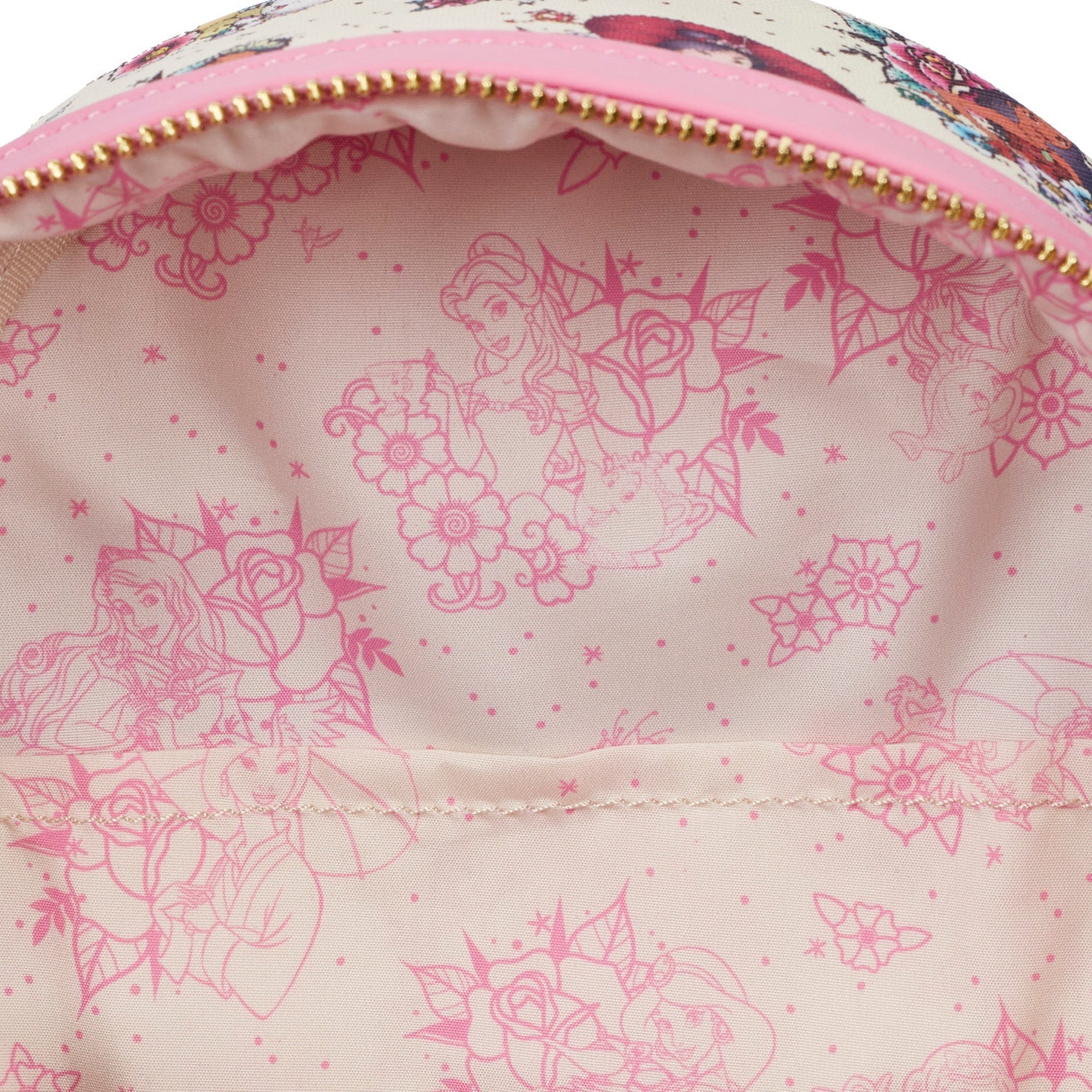 Loungefly x Disney Princess Tattoo All Over Print Mini Backpack - Image 6