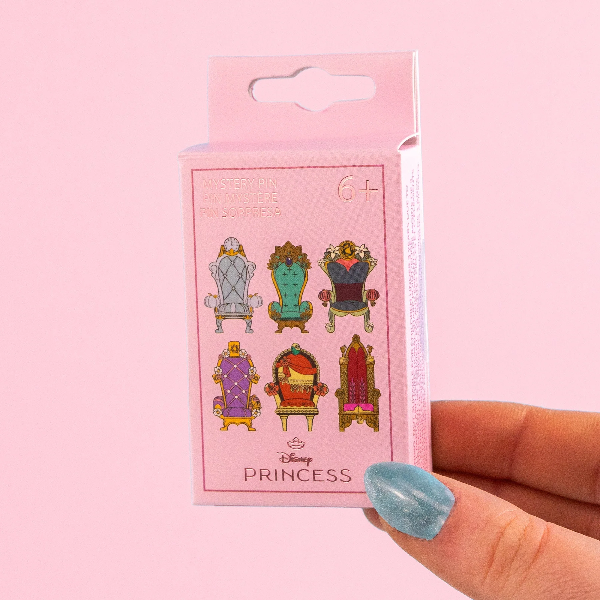 Loungefly x Disney Princess Thrones Blind Box Mystery Pin - Image 2