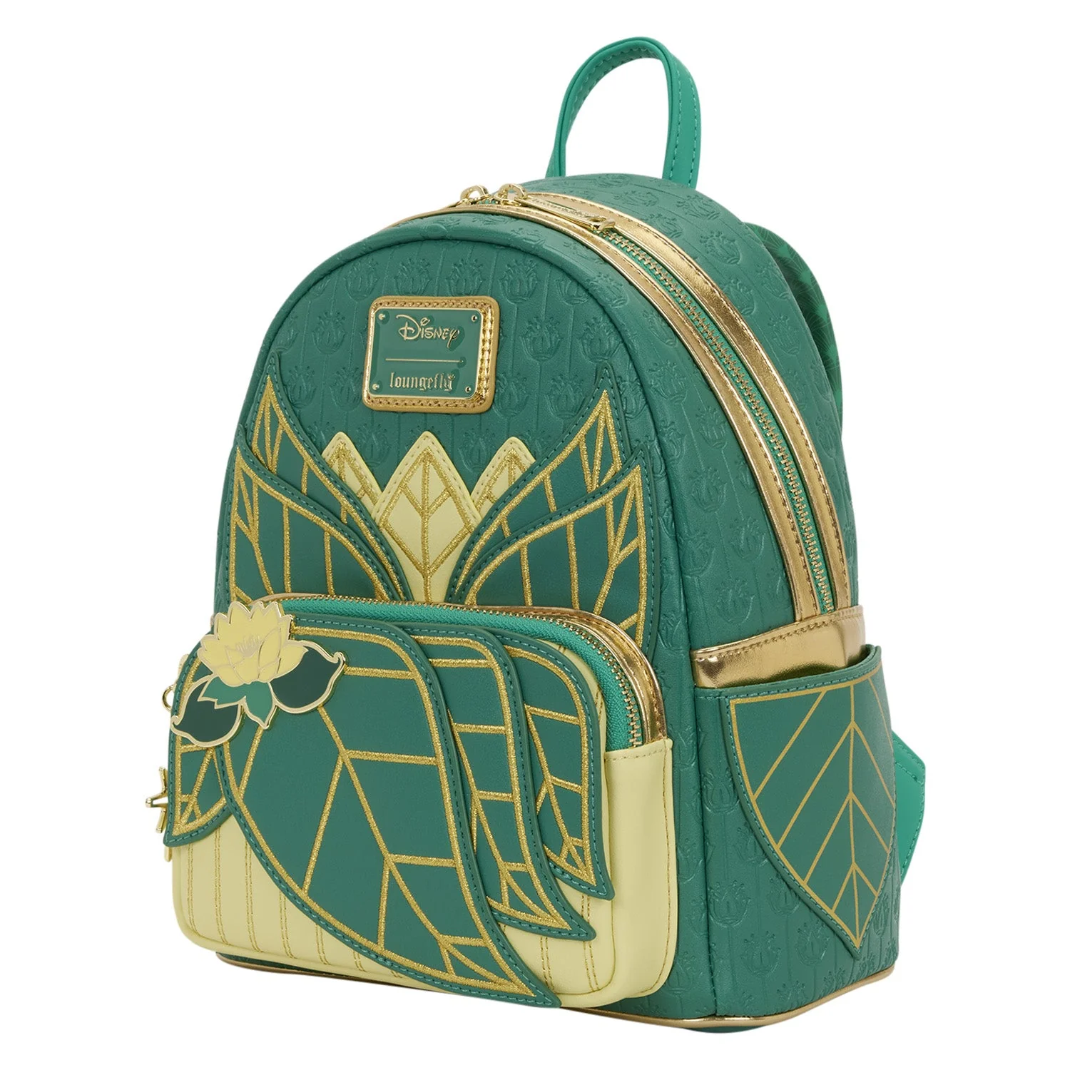 Loungefly x Disney Princess Tiana Golden Lotus Mini Backpack - Image 2