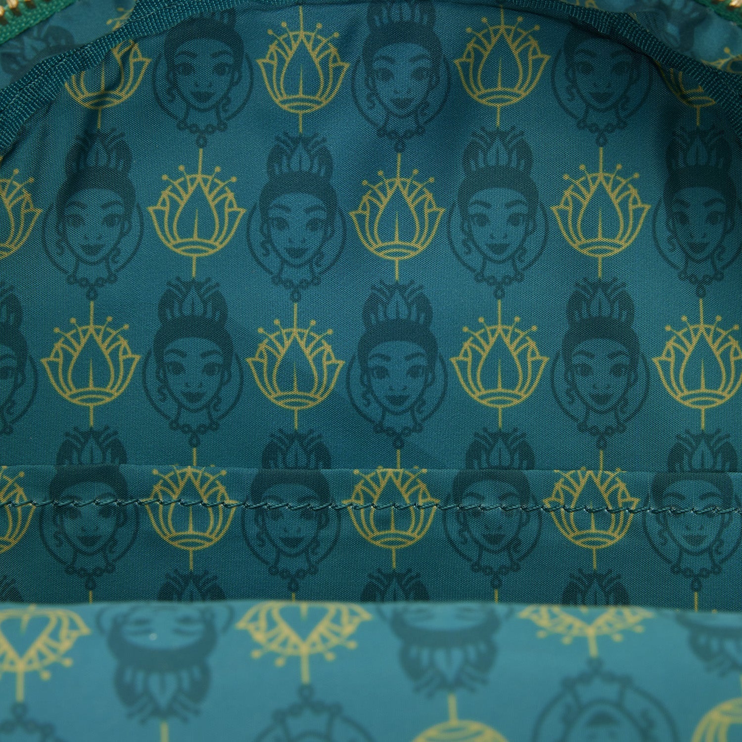 Loungefly x Disney Princess Tiana Golden Lotus Mini Backpack - Image 5