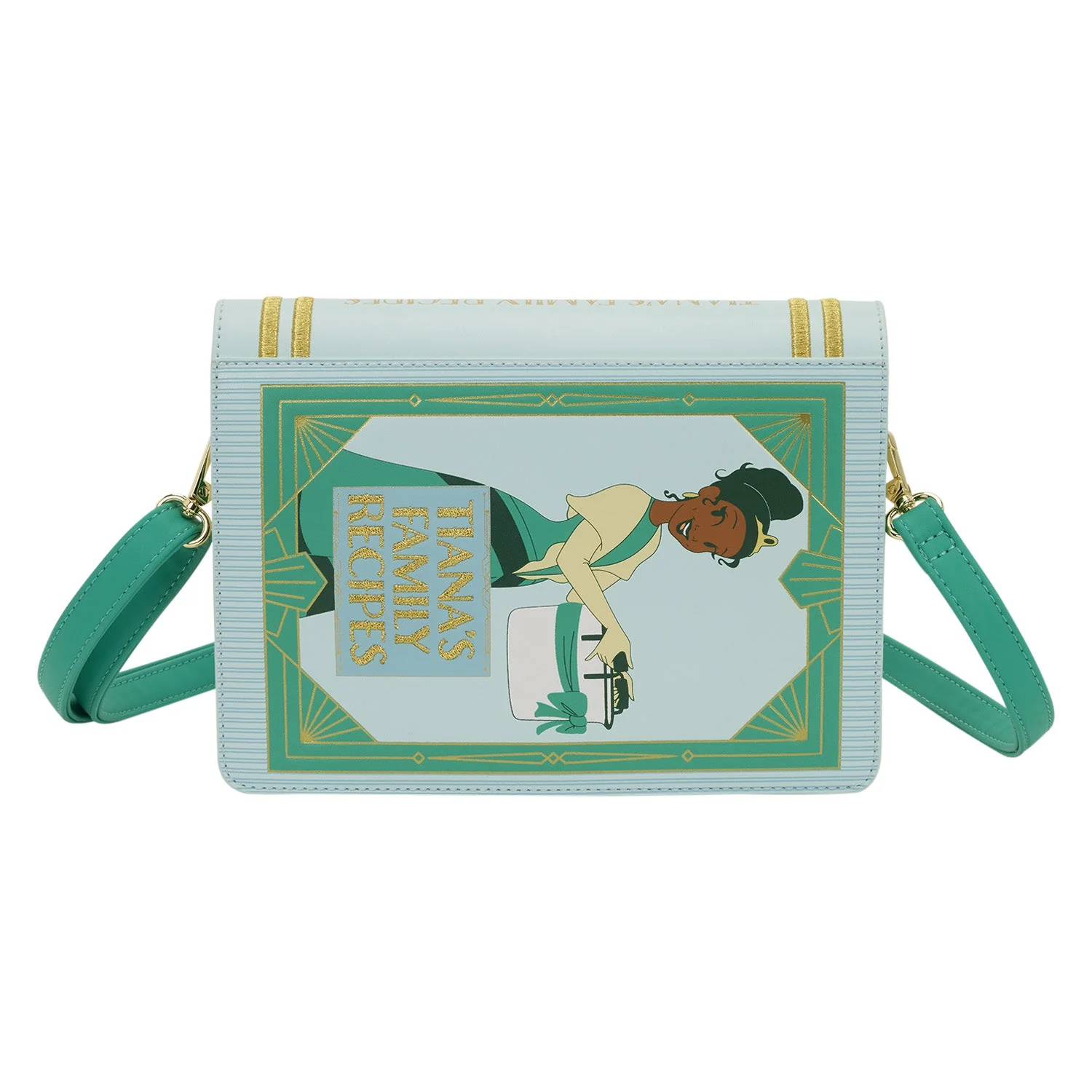 Loungefly x Disney Princess Tiana Recipe Book Crossbody Bag - Image 4