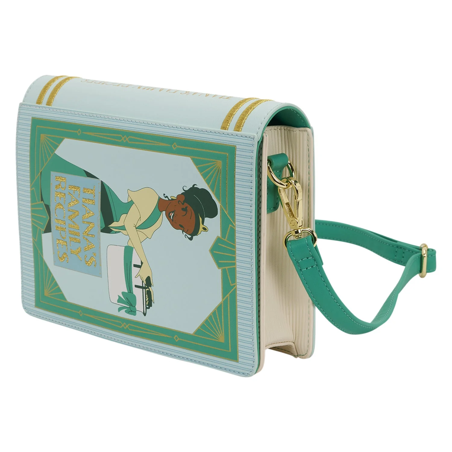 Loungefly x Disney Princess Tiana Recipe Book Crossbody Bag - Image 5