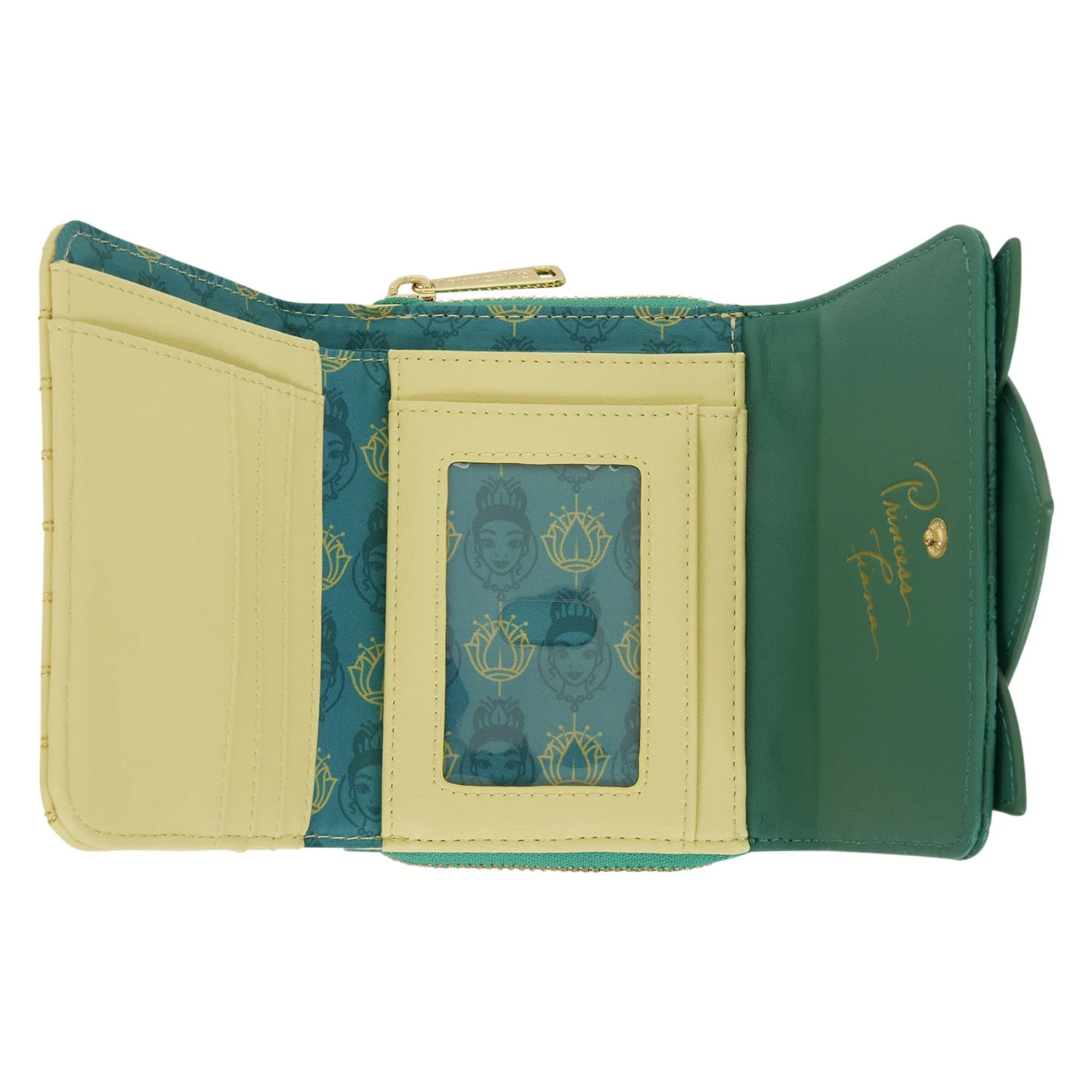 Loungefly x Disney Princess Tiana Golden Lotus Wallet - Image 3