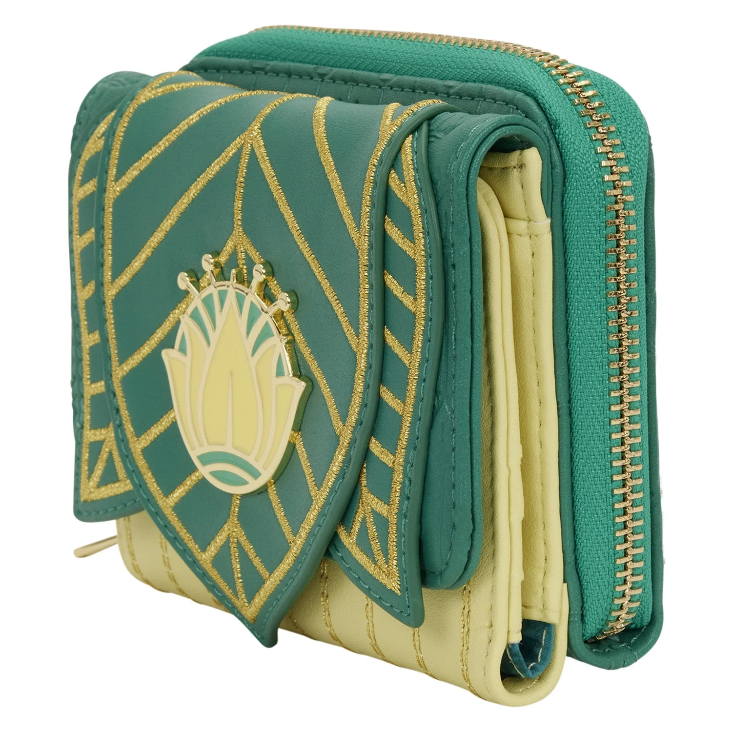 Loungefly x Disney Princess Tiana Golden Lotus Wallet - Image 5