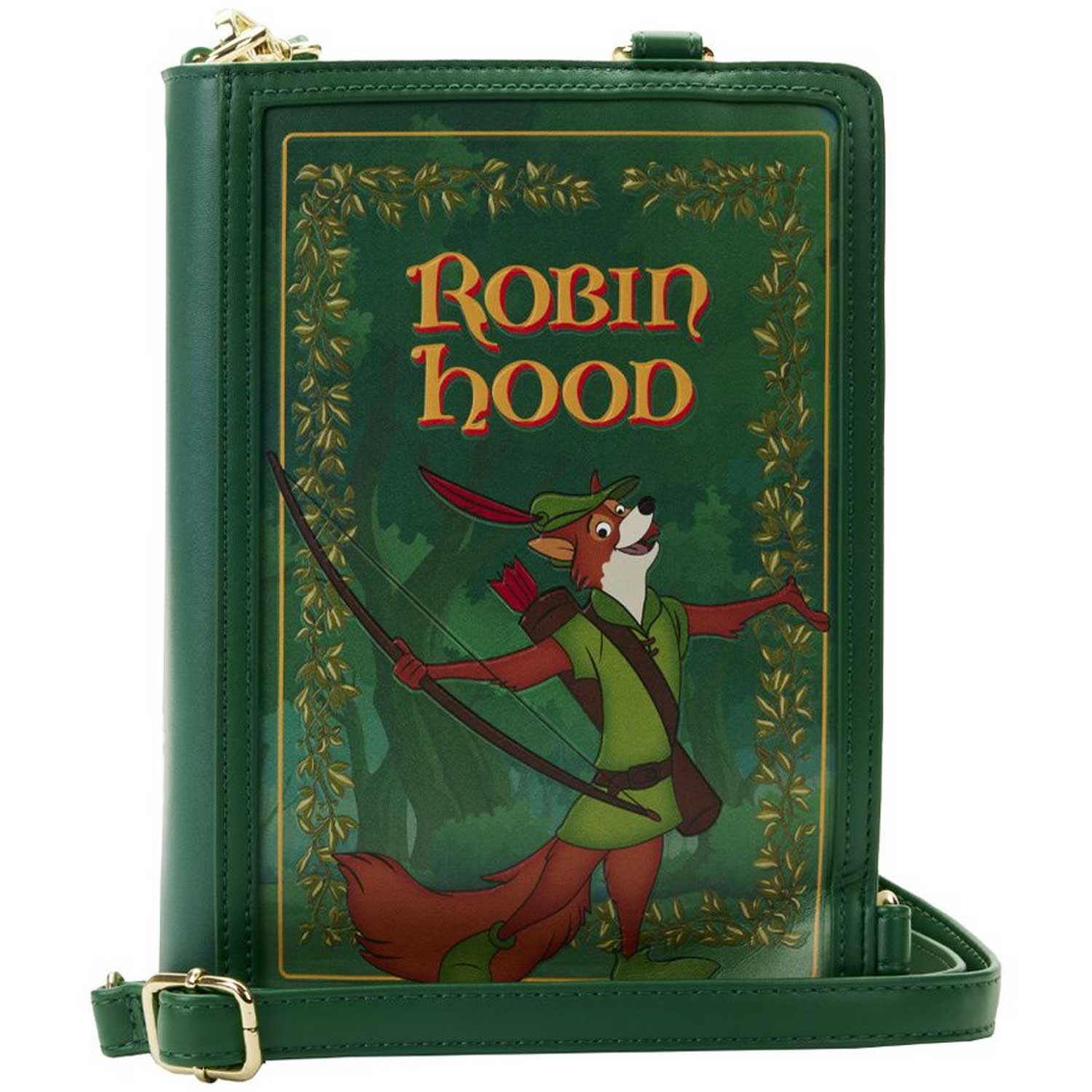 Loungefly x Disney Robin Hood Book Convertible Crossbody Bag - Image 5