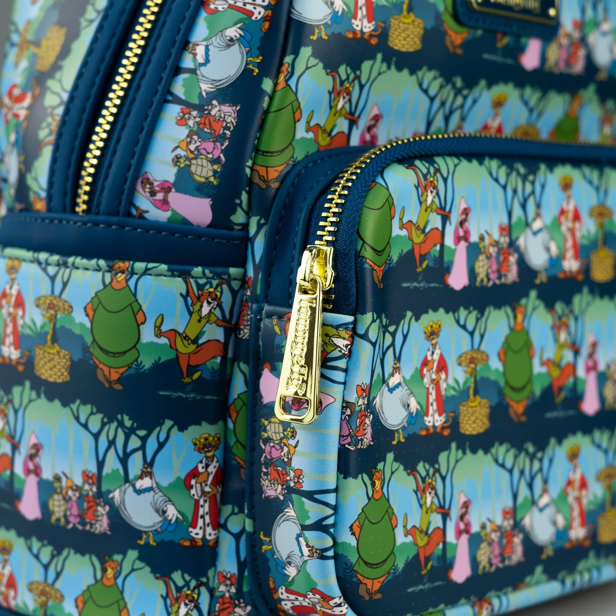 Loungefly x Disney Robin Hood Sherwood All Over Print Mini Backpack - Image 3