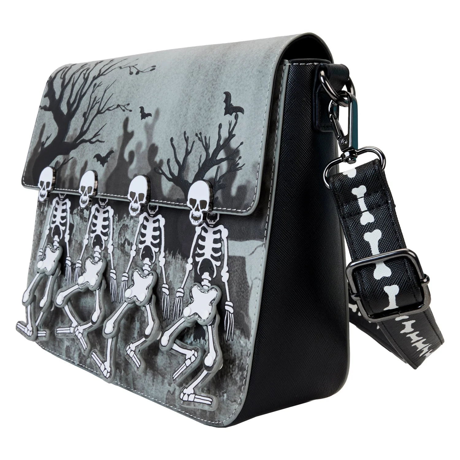 Loungefly x Disney Skeleton Dance Crossbody Bag - Image 5