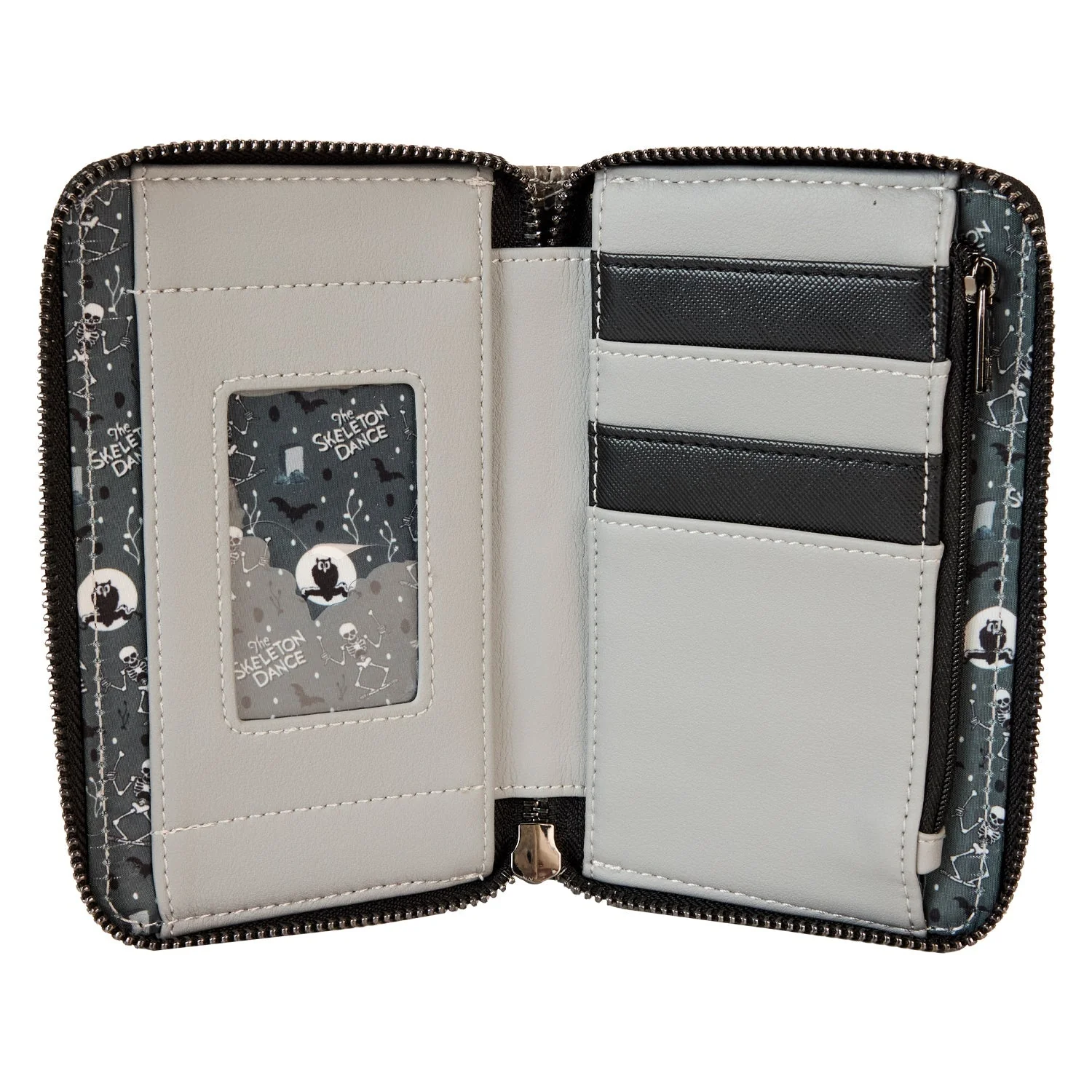 Loungefly x Disney Skeleton Dance Zip Around Wallet - Image 4