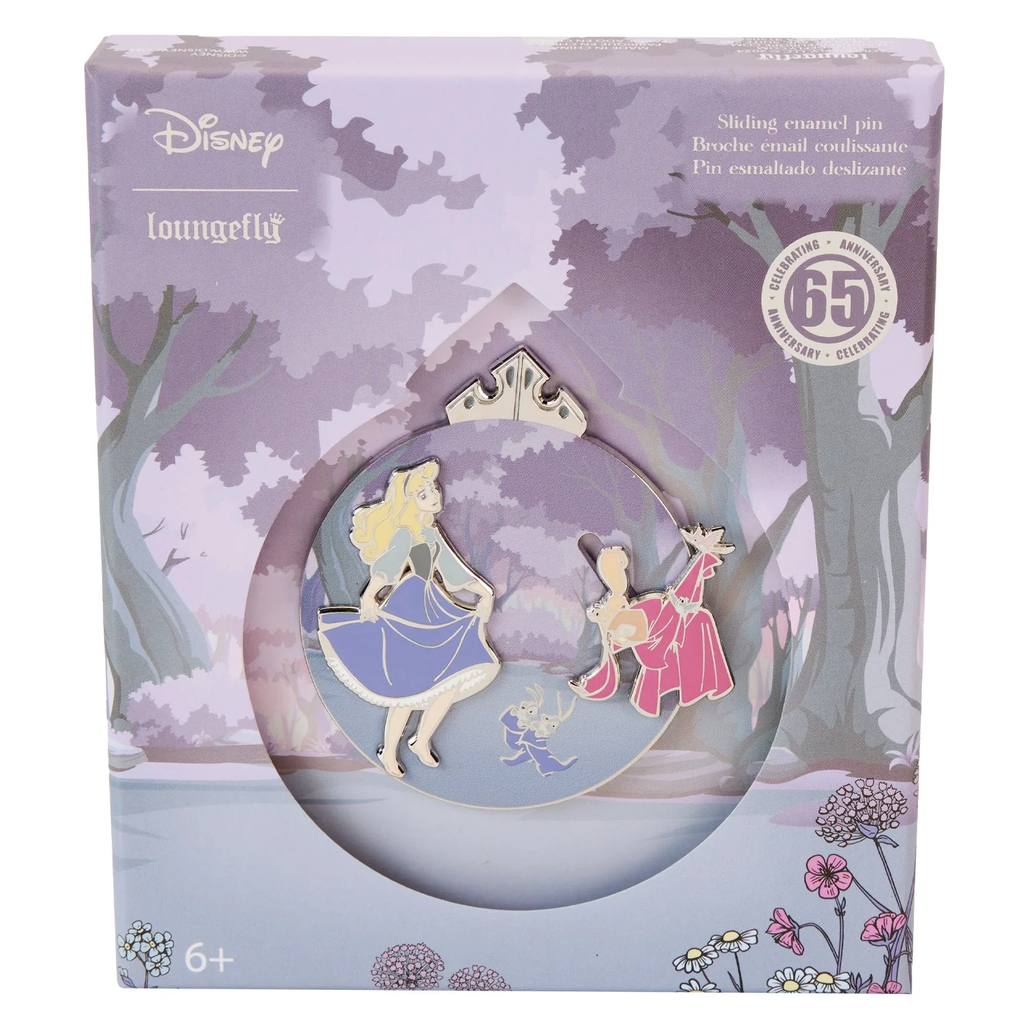 Loungefly x Disney Sleeping Beauty 60th Anniversary 3 Inch Pin - Image 2