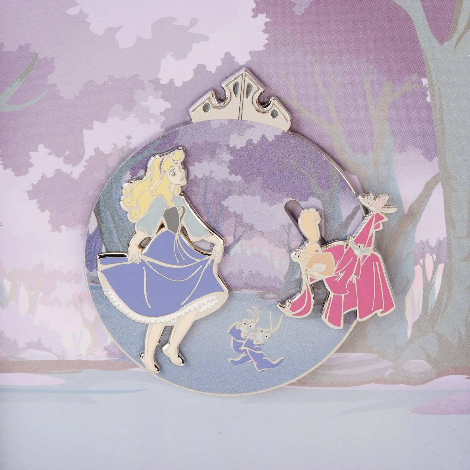 Loungefly x Disney Sleeping Beauty 60th Anniversary 3 Inch Pin - Image 4