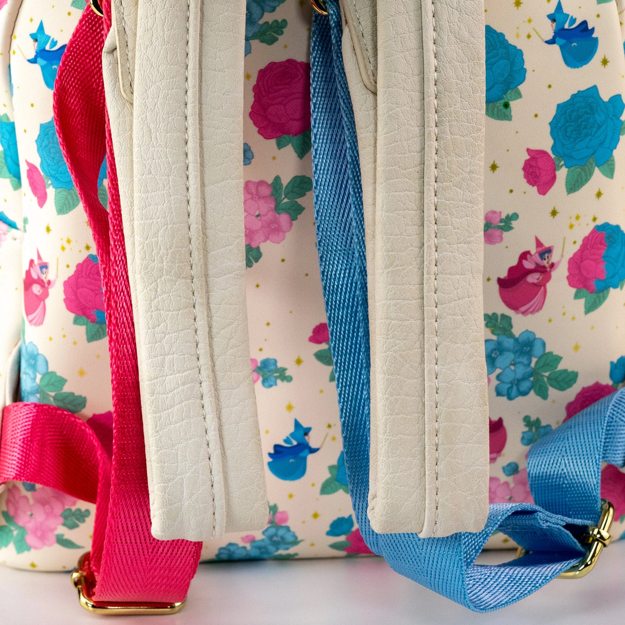 Loungefly x Disney Sleeping Beauty Floral Three Good Fairies Mini Backpack - Image 4