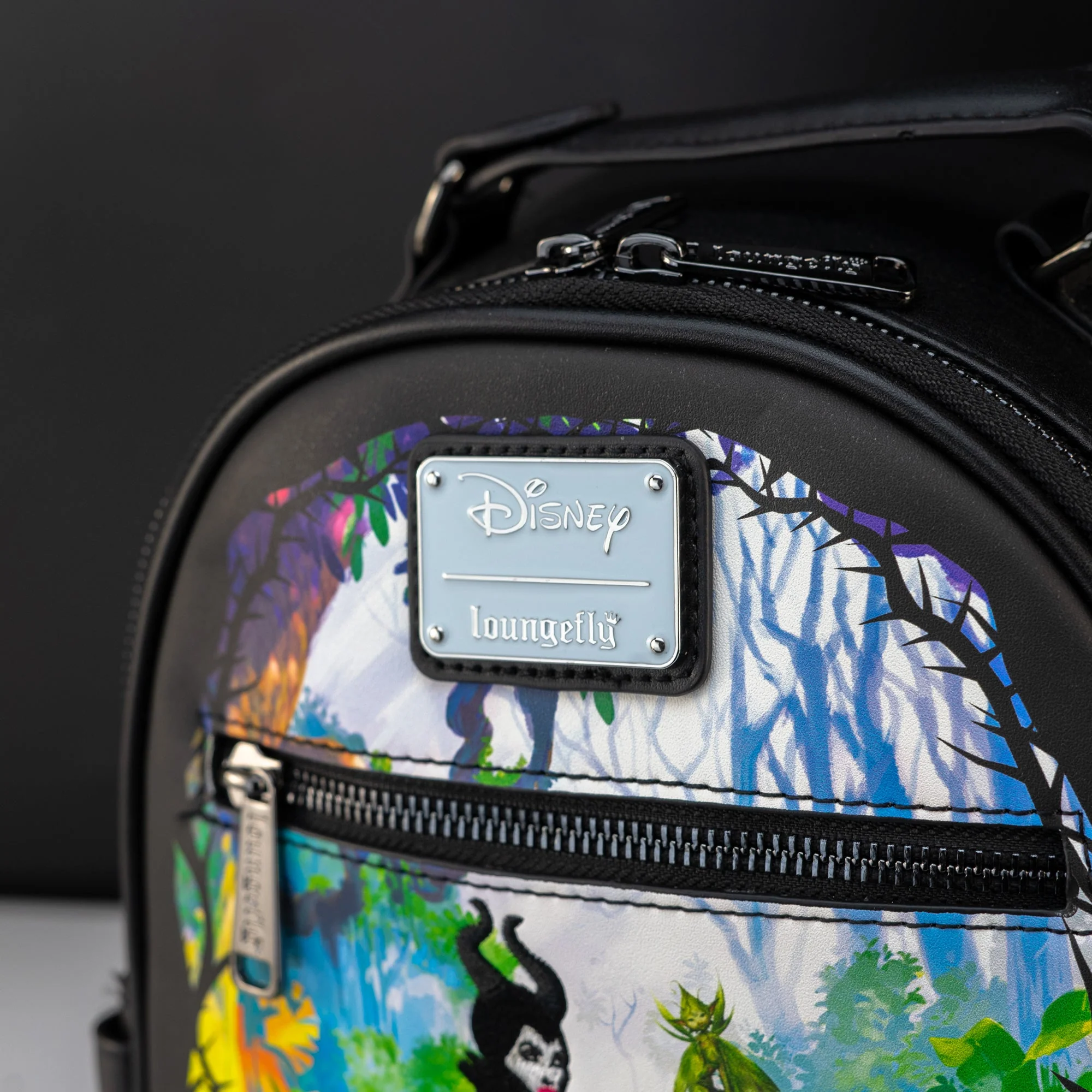 Loungefly x Disney Villains Sleeping Beauty Maleficent Faerie Garden Mini Backpack - Image 2