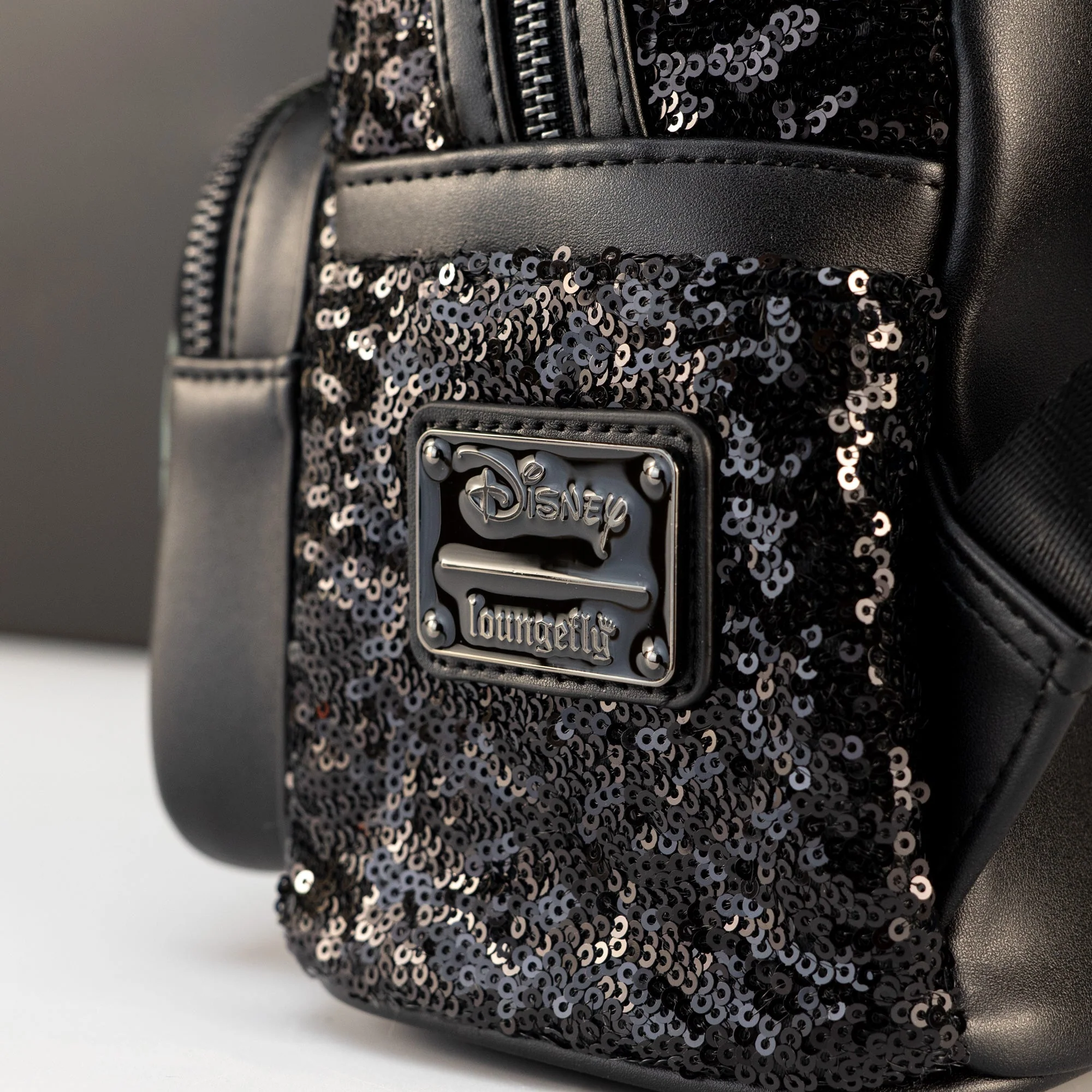 Loungefly x Disney Sleeping Beauty Maleficent Sequins Mini Backpack - Image 4