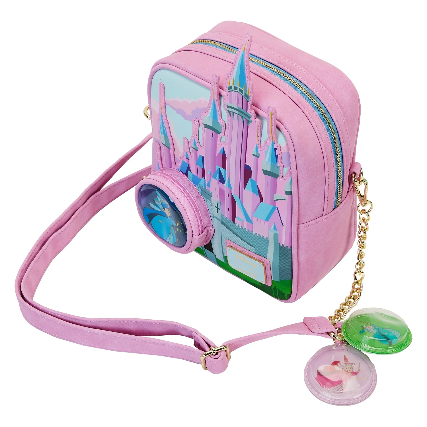 Loungefly x Disney Sleeping Beauty Stained Glass Castle Crossbody Bag - Image 3