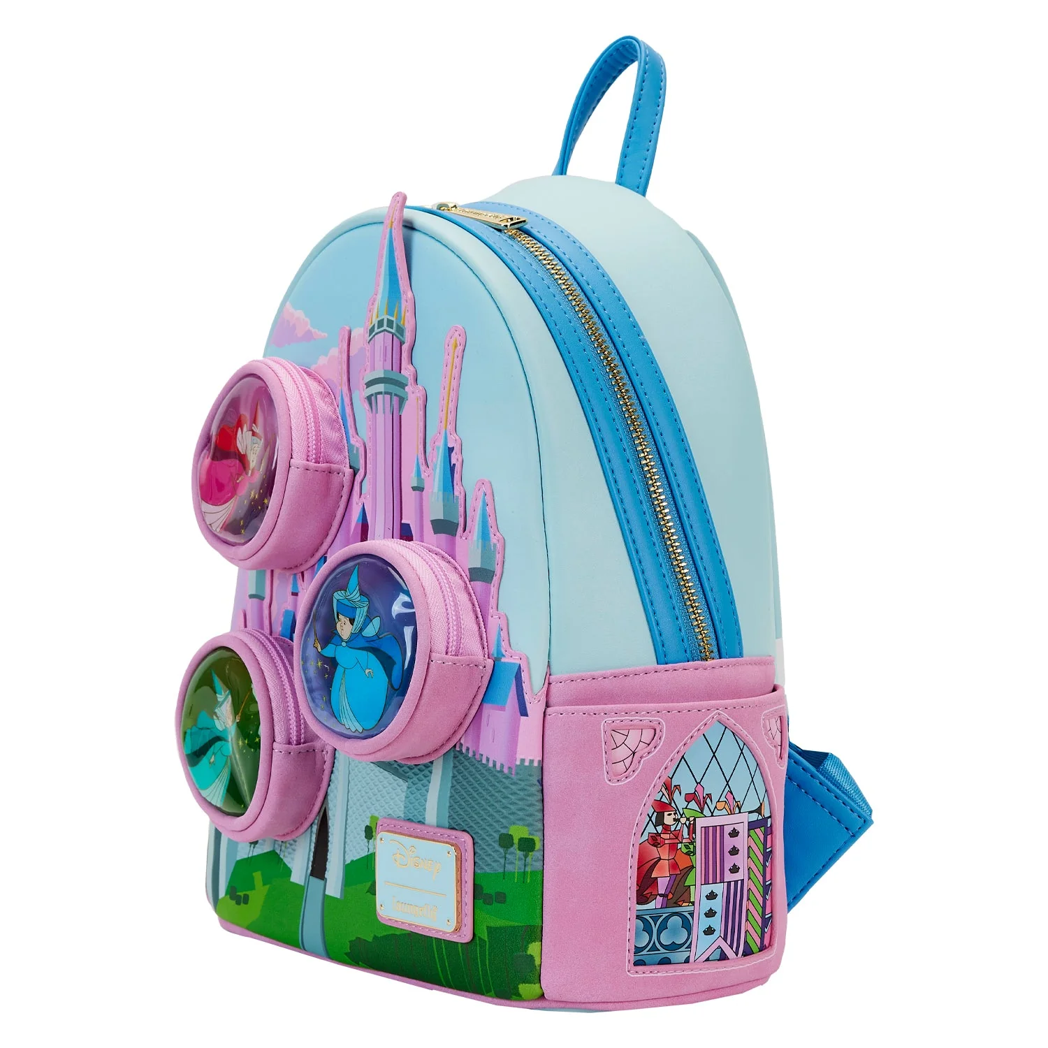 Loungefly x Disney Sleeping Beauty Stained Glass Castle Mini Backpack - Image 2