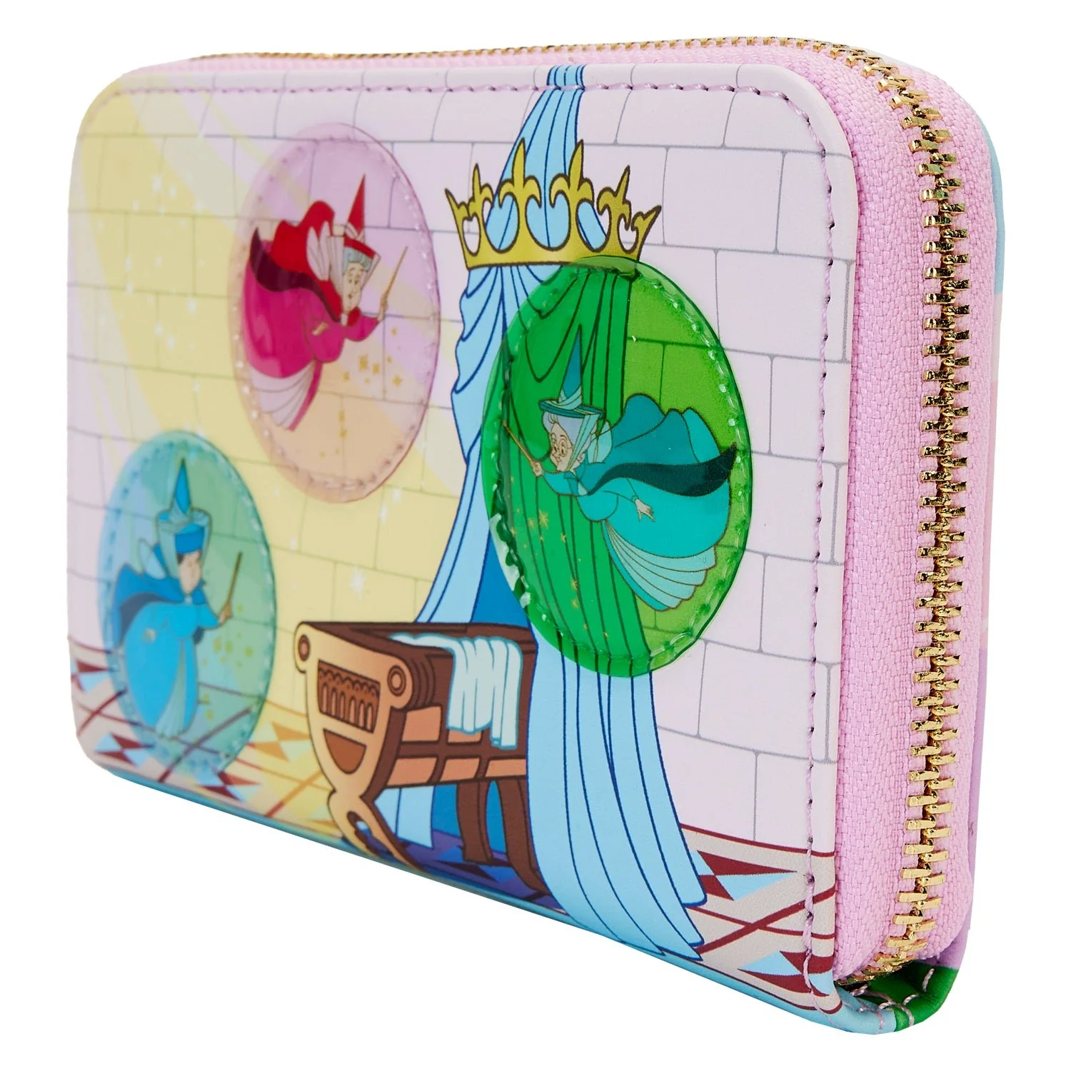 Loungefly x Disney Sleeping Beauty Stained Glass Castle Wallet - Image 2
