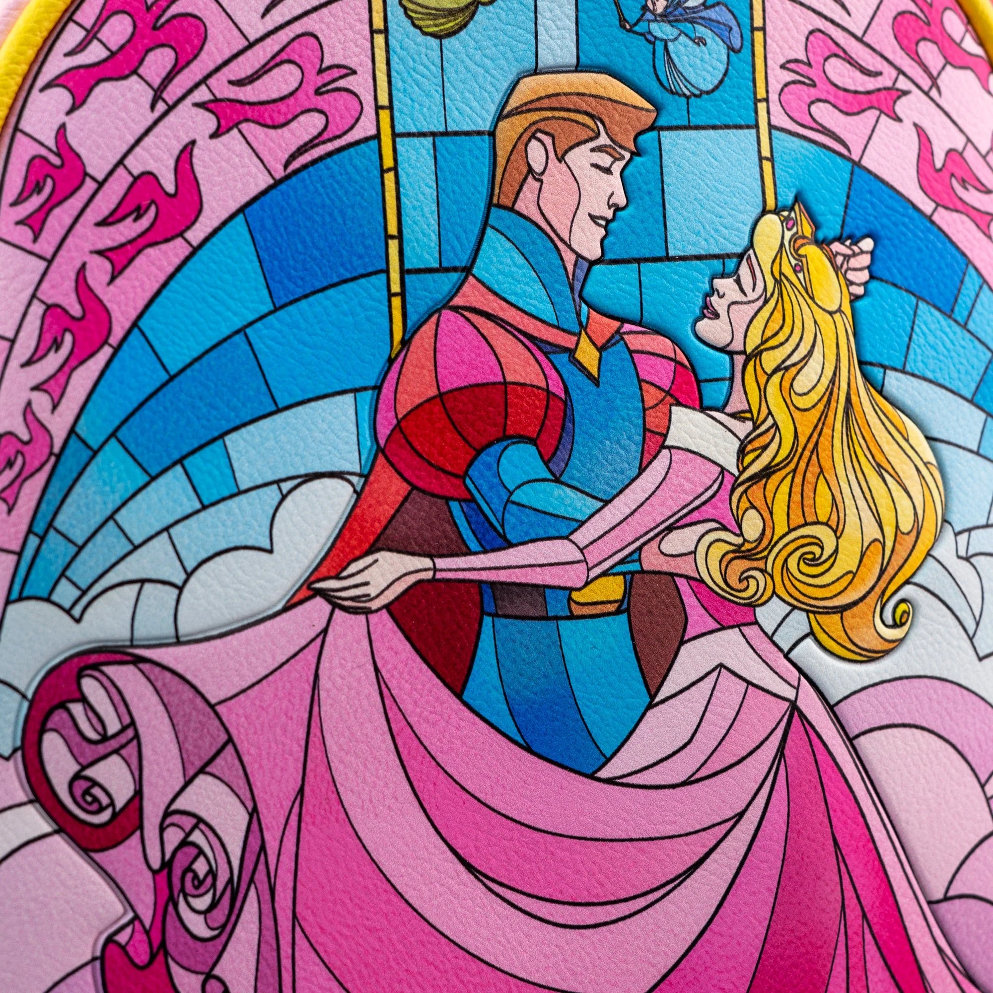 Loungefly x Disney Sleeping Beauty Stained Glass Mini Backpack - Image 3