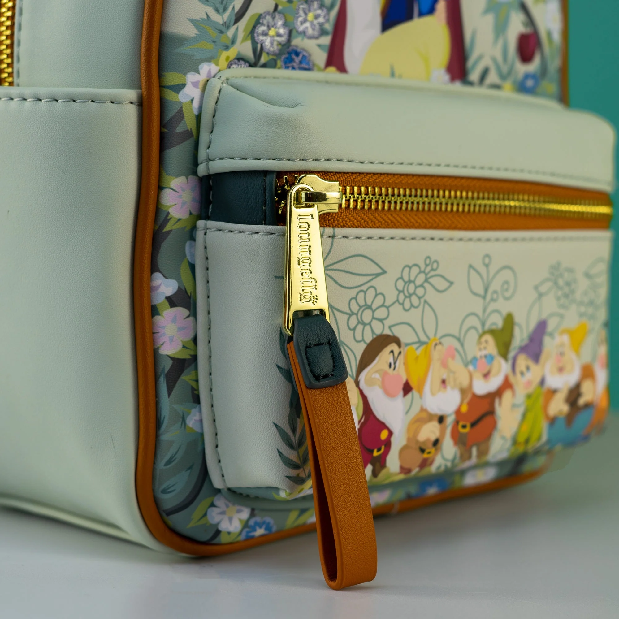 Loungefly x Disney Snow White and the Seven Dwarfs Floral Mini Backpack - Image 3