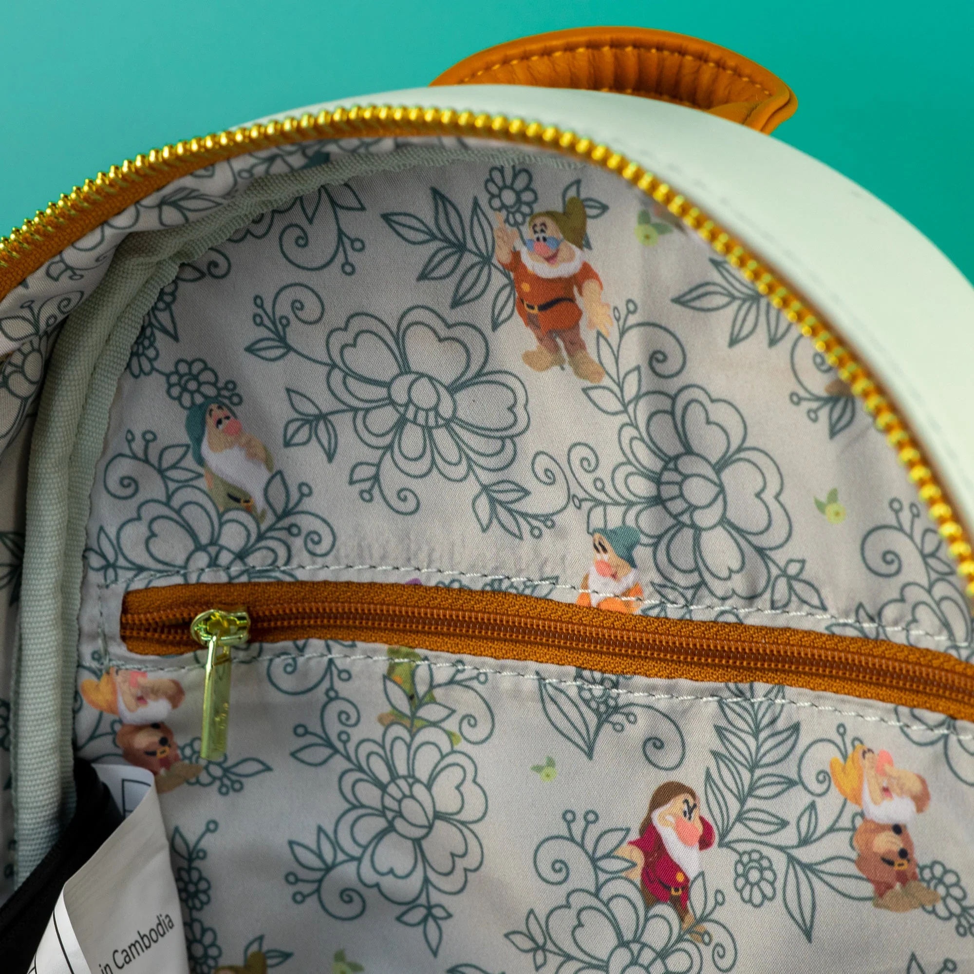 Loungefly x Disney Snow White and the Seven Dwarfs Floral Mini Backpack - Image 6