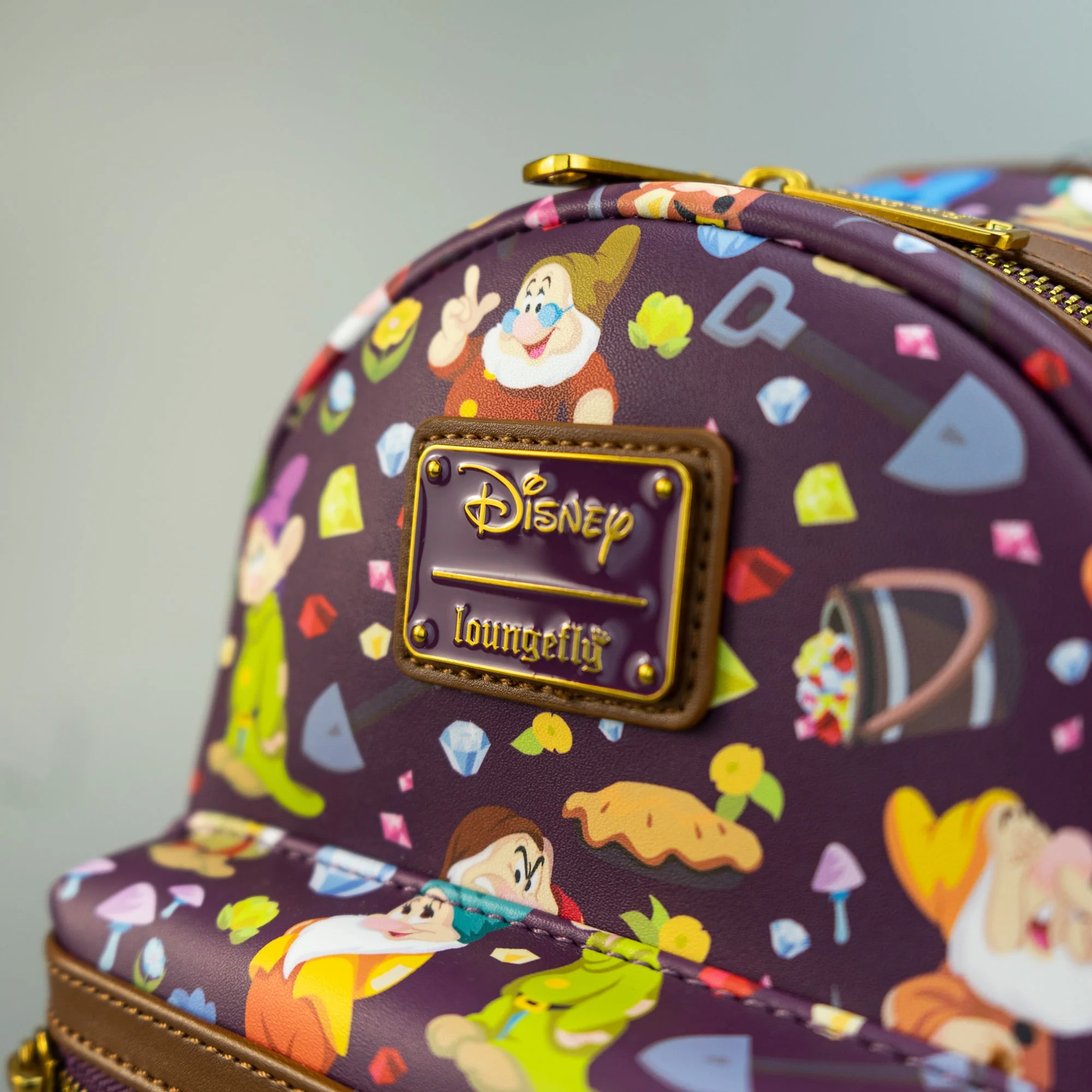 Loungefly x Disney Snow White and the Seven Dwarfs AOP Mini Backpack - Image 2