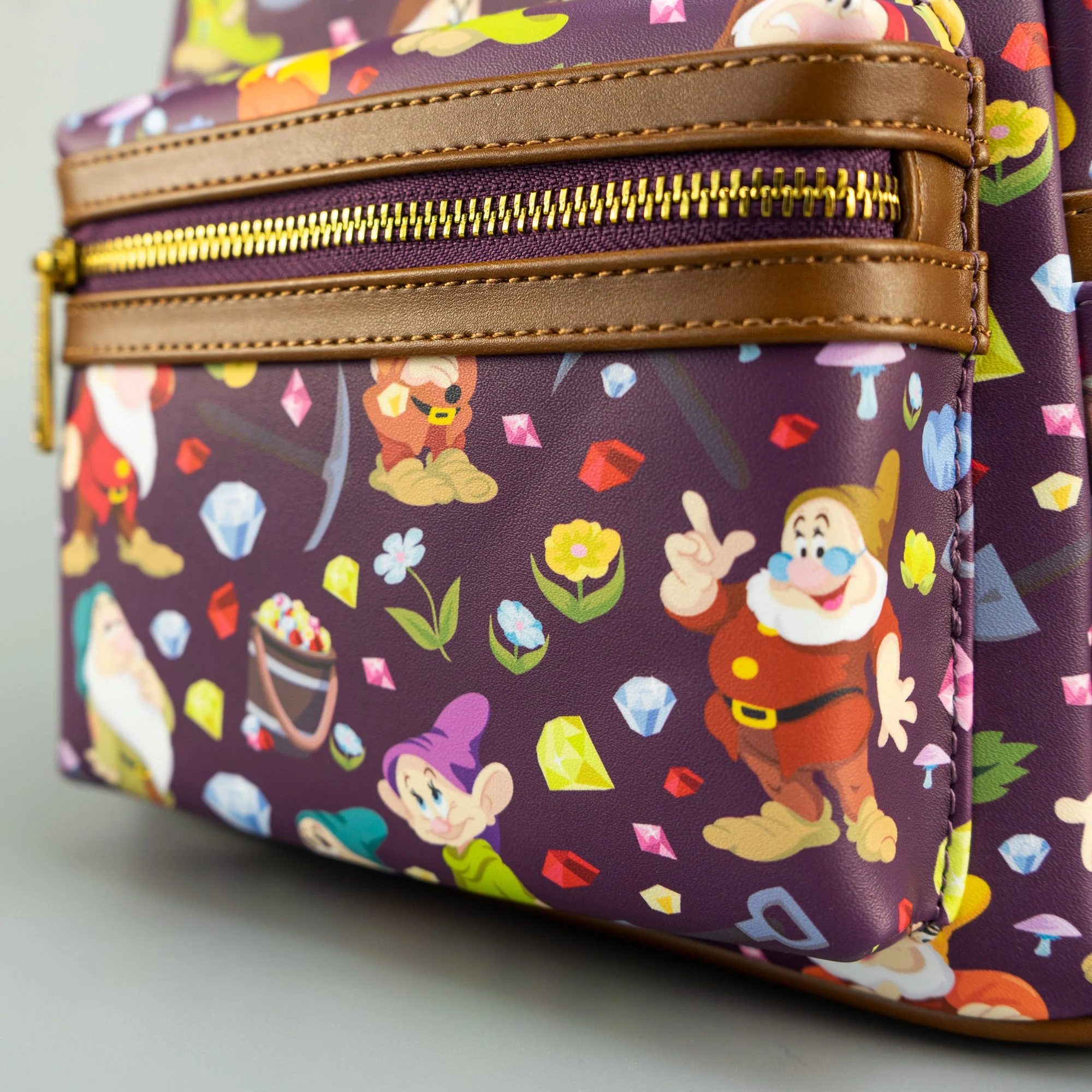 Loungefly x Disney Snow White and the Seven Dwarfs AOP Mini Backpack - Image 3