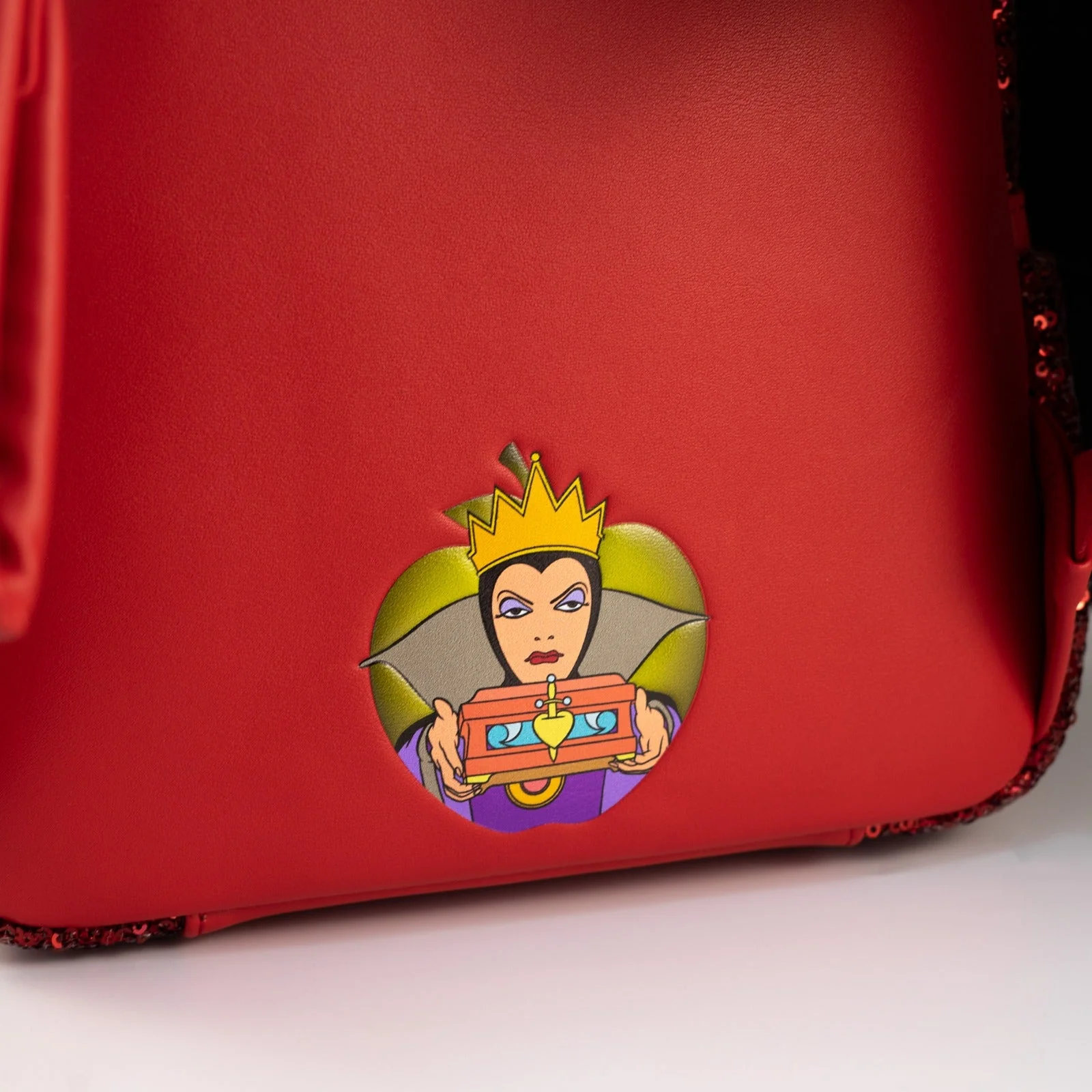 Loungefly x Disney Villains Snow White Evil Queen Snow Globe Mini Backpack - Image 3