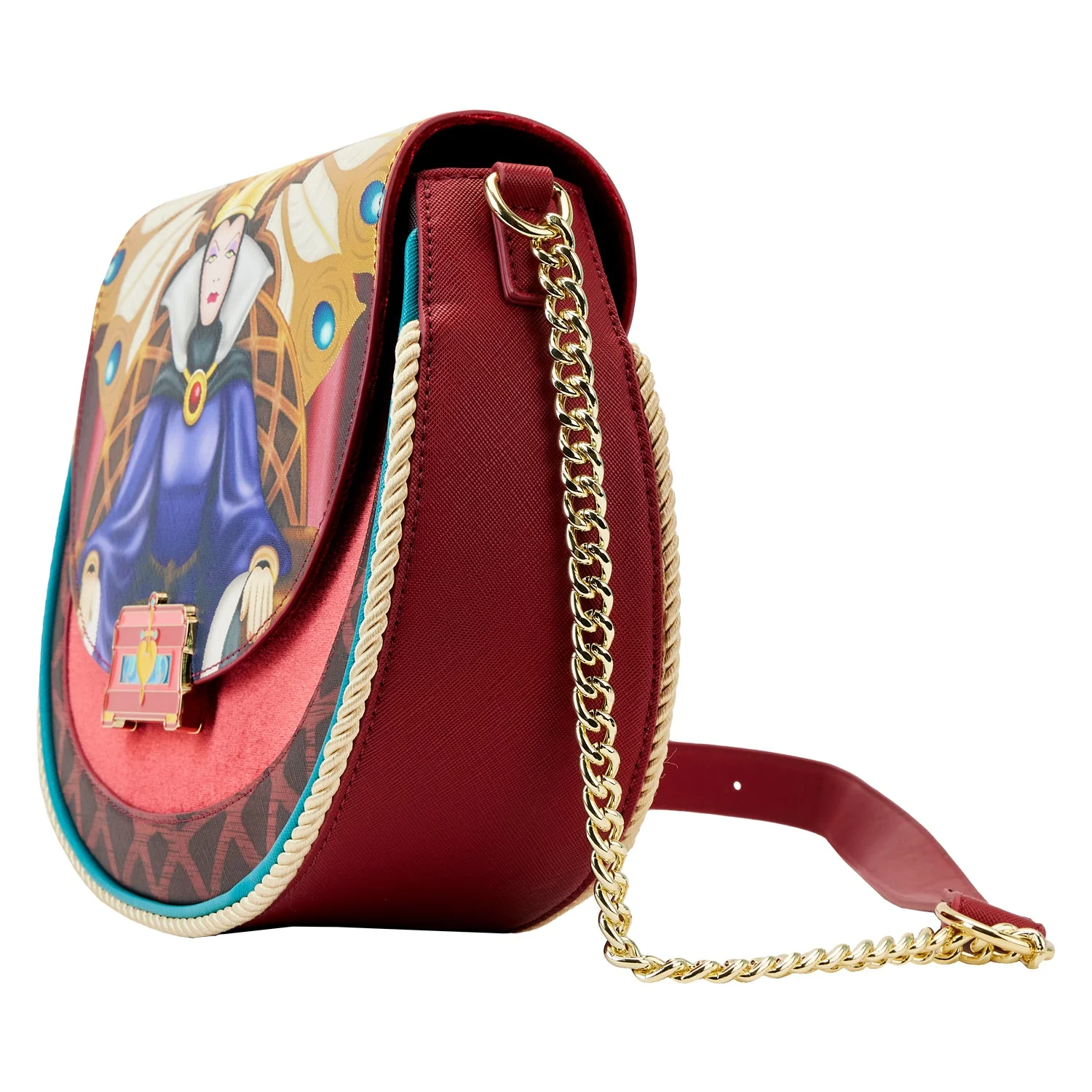 Loungefly x Disney Snow White Evil Queen Throne Crossbody Bag - Image 3