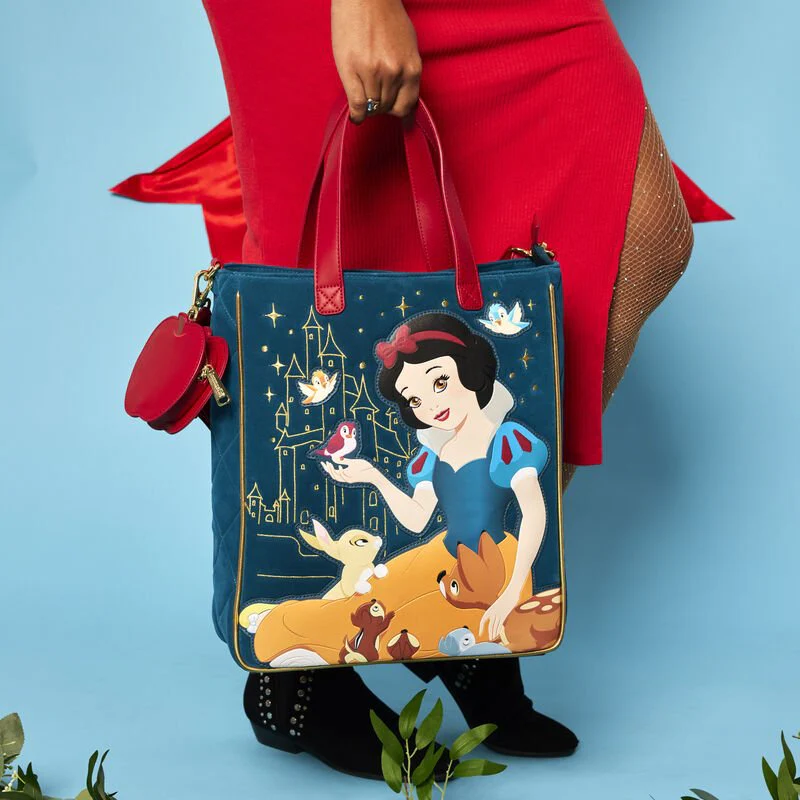 Loungefly x Disney Snow White Quilted Tote Bag - Image 3