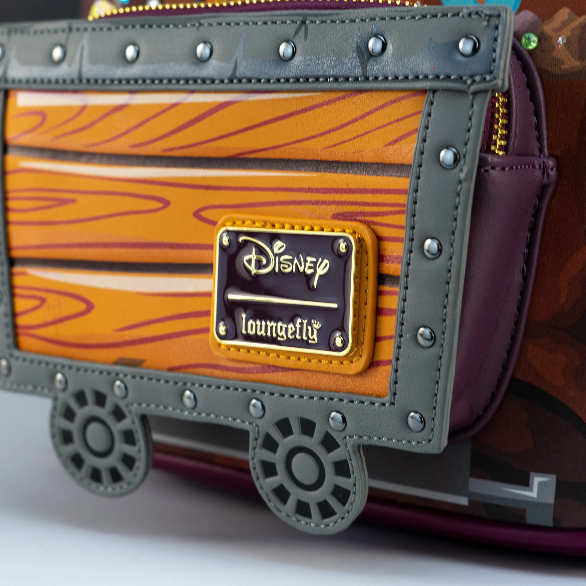 Loungefly x Disney Snow White Seven Dwarfs Mine Cart Mini Backpack - Image 2