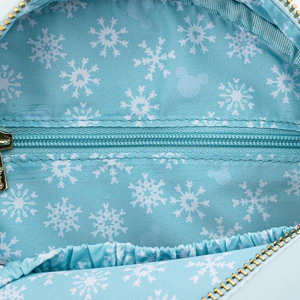 Loungefly x Disney Snowman Mickey and Minnie Mouse Snow Globe Crossbody Bag - Image 3