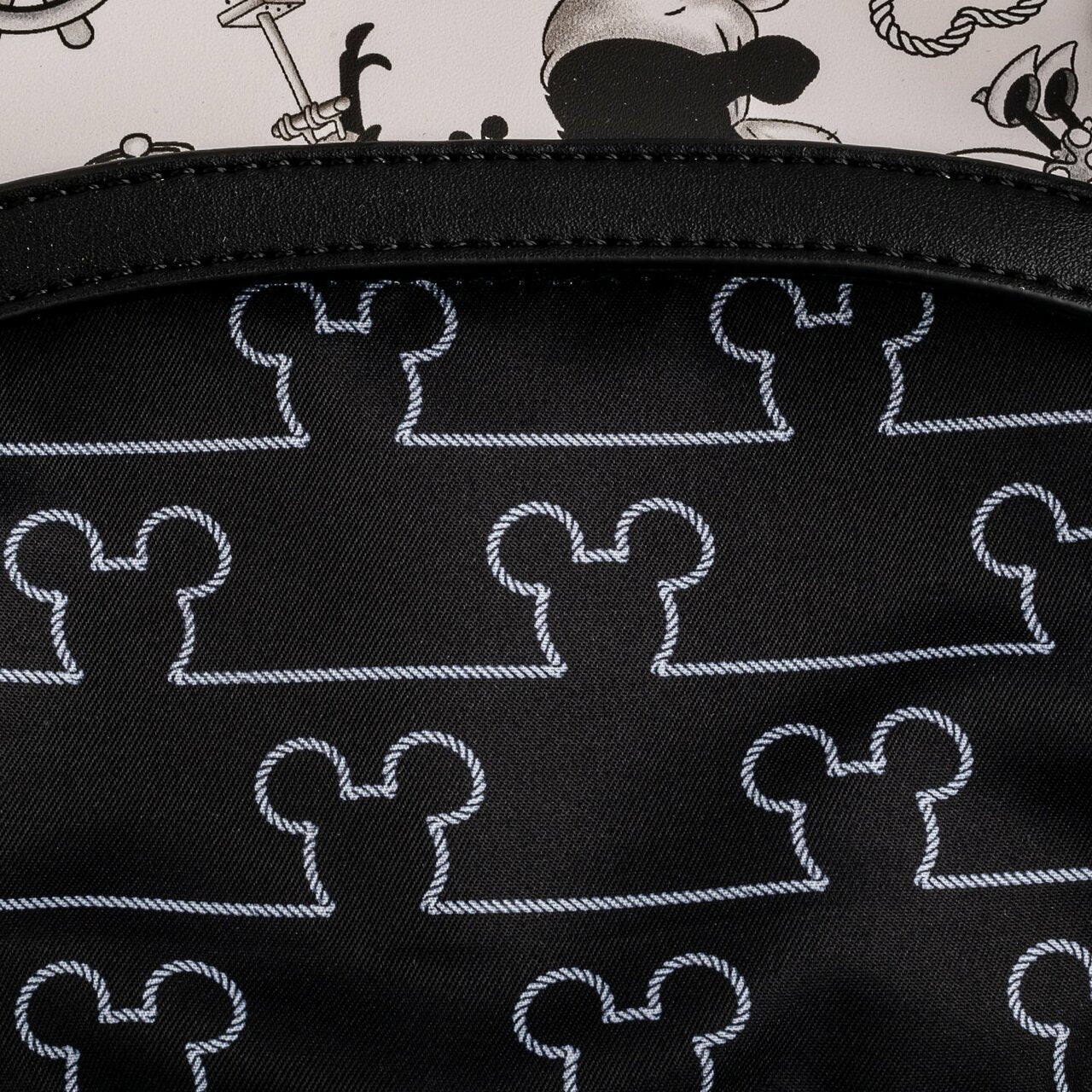 Loungefly x Disney Steamboat Willie All Over Print Crossbody Bag - Image 4