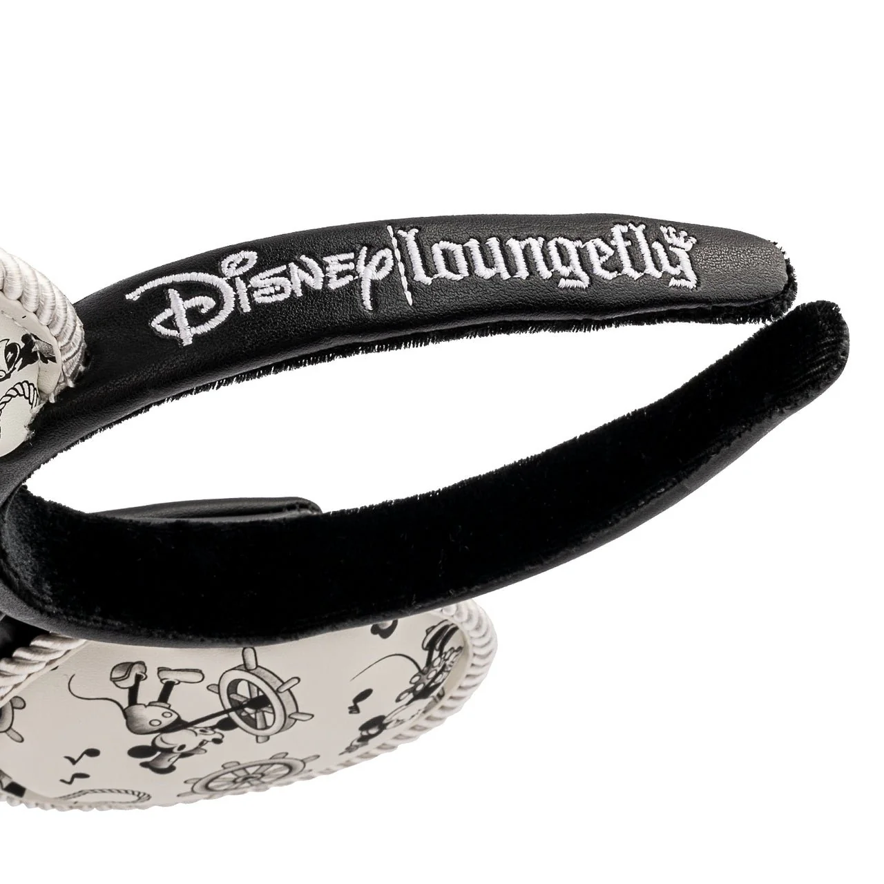 Loungefly x Disney Steamboat Willie Bow Headband - Image 3