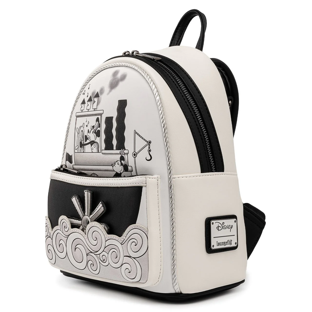 Loungefly x Disney Steamboat Willie Cruise Mini Backpack - Image 5