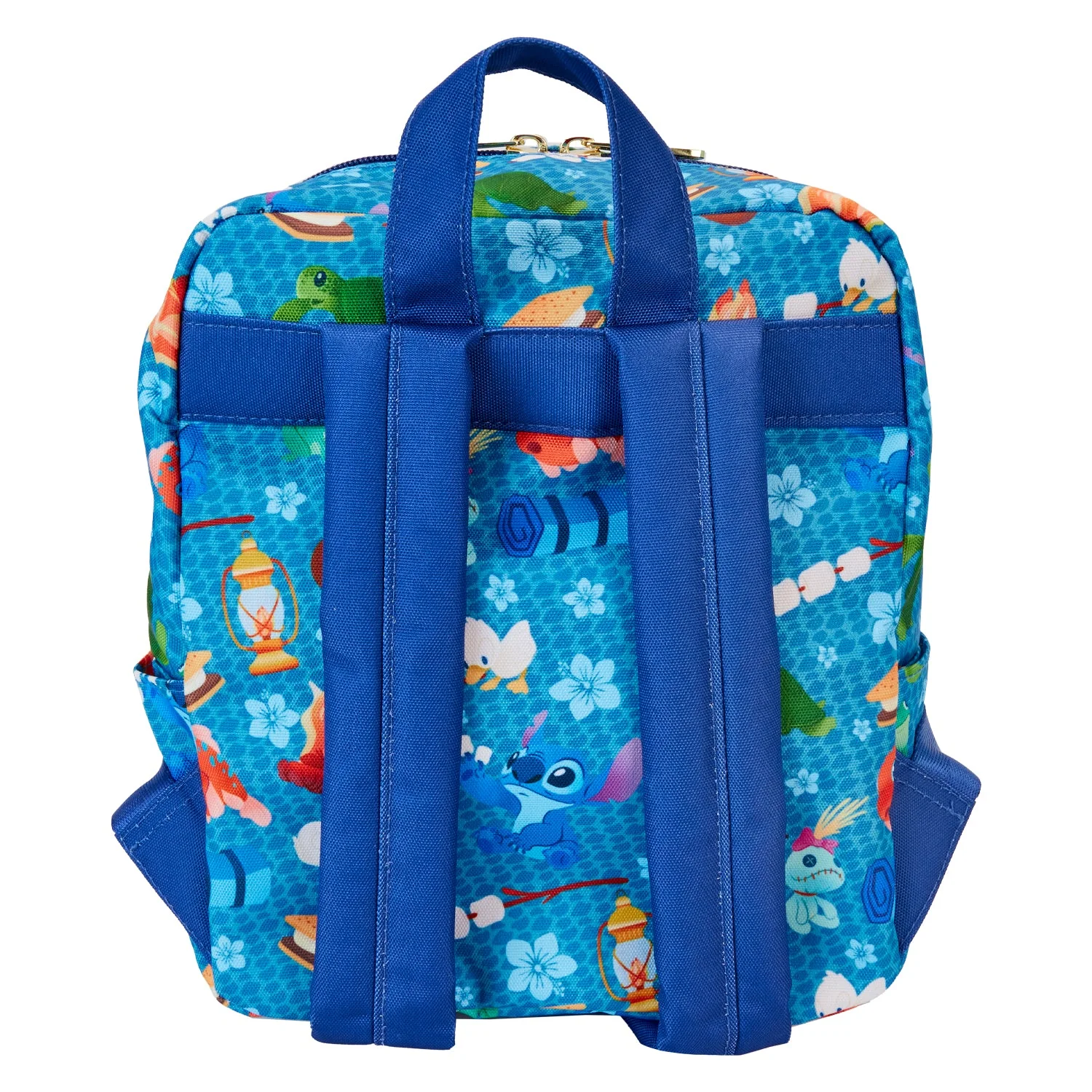 Loungefly x Disney Stitch Camping Cuties AOP Nylon Mini Backpack - Image 4