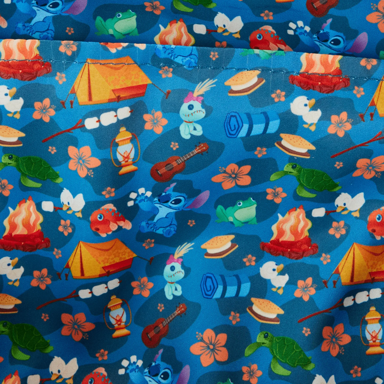 Loungefly x Disney Stitch Camping Cuties AOP Nylon Mini Backpack - Image 5