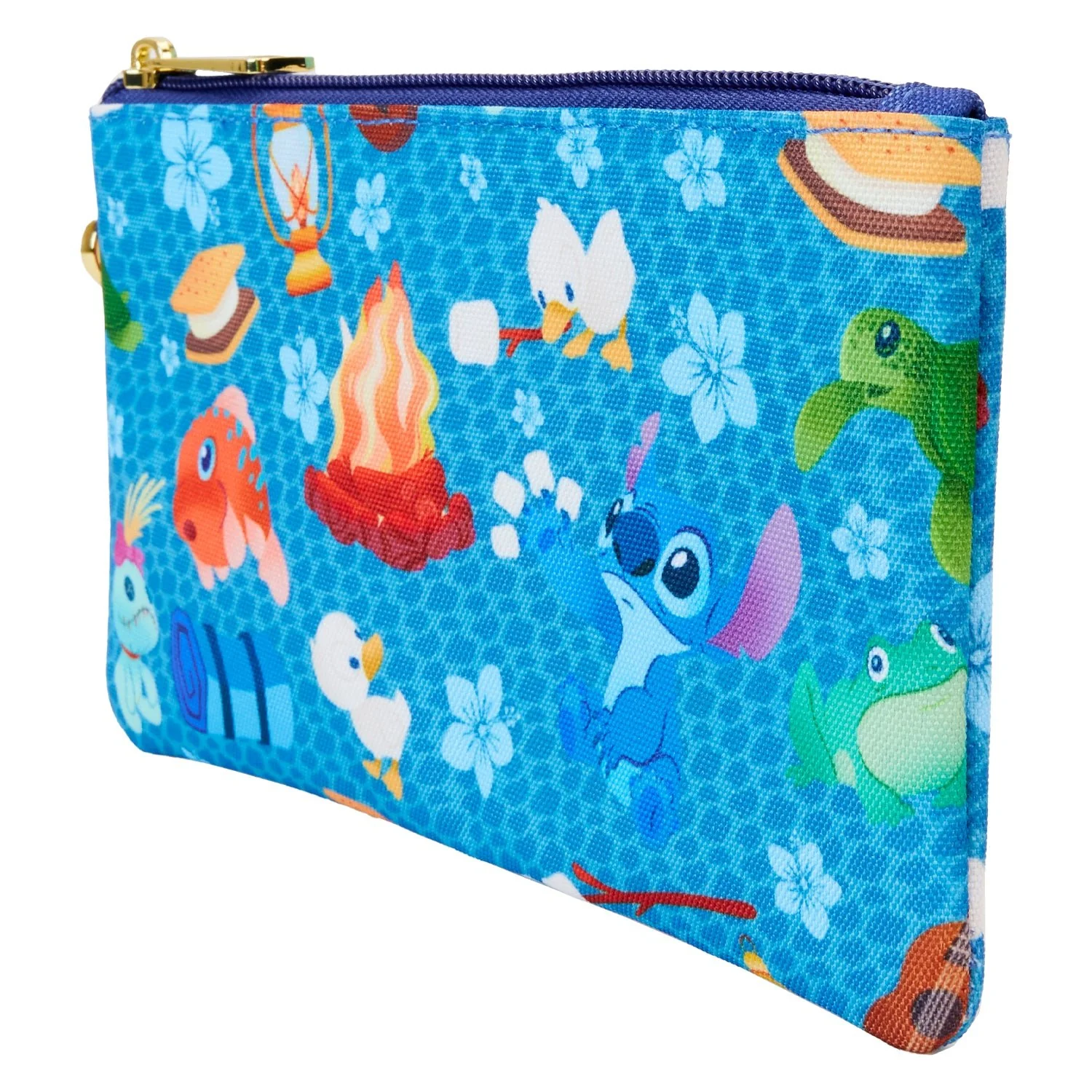 Loungefly x Disney Stitch Camping Cuties AOP Nylon Wristlet - Image 2