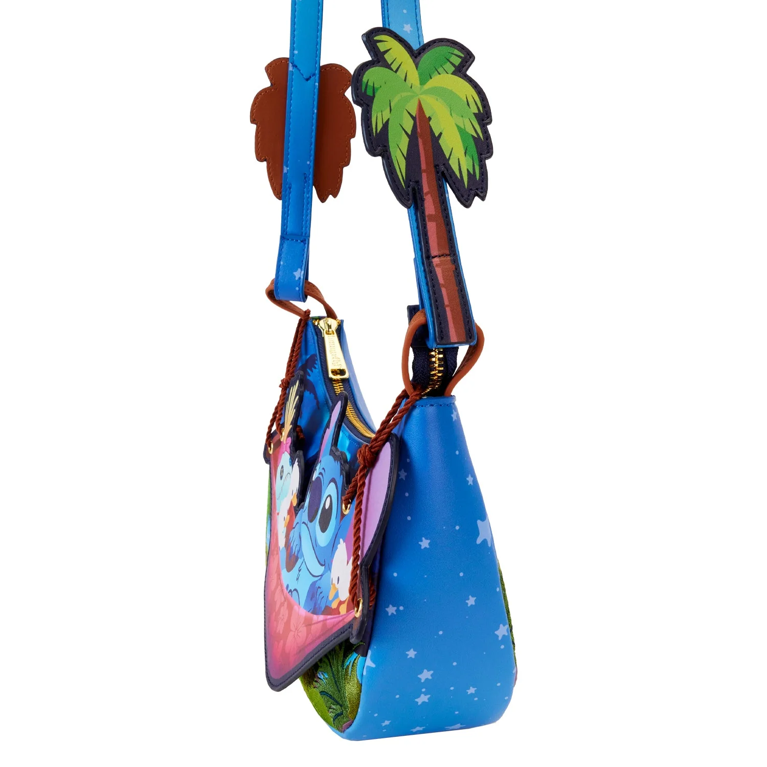 Loungefly x Disney Stitch Camping Cuties Hammock Crossbody - Image 2