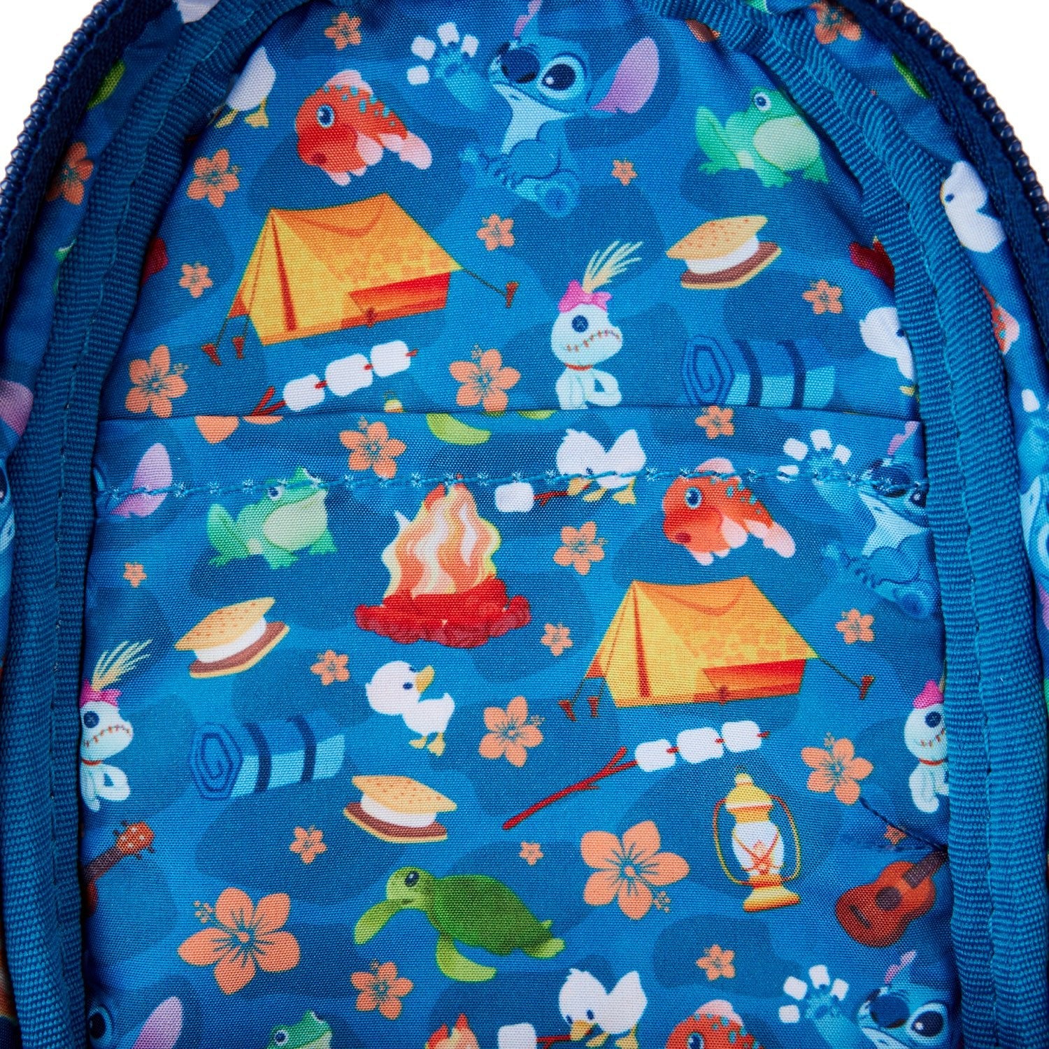 Loungefly x Disney Stitch Camping Cuties Mini Backpack Pencil Case - Image 4