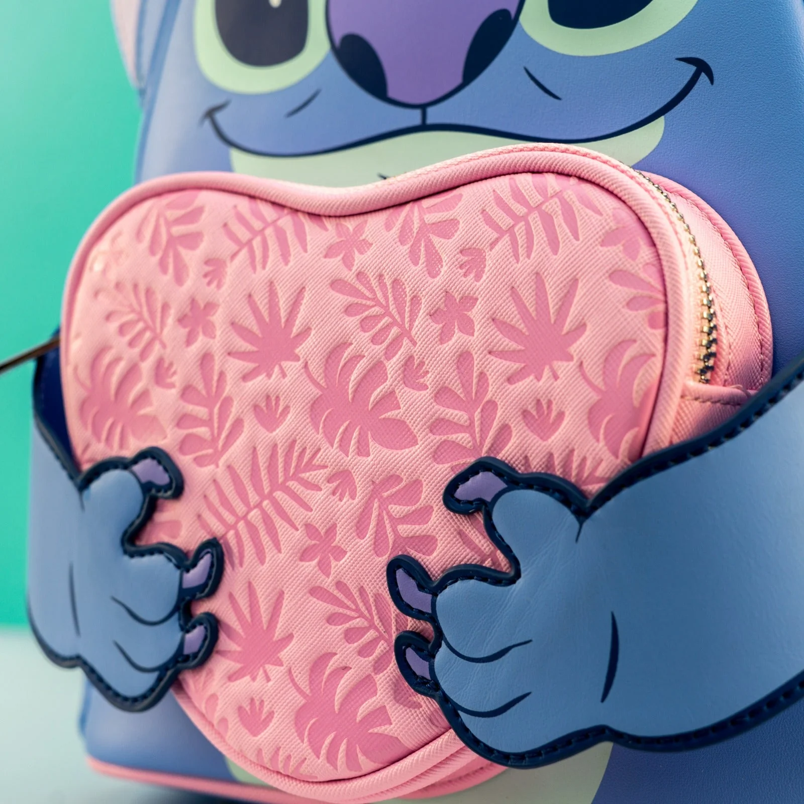 Loungefly x Disney Stitch Holding Heart Cosplay Mini Backpack - Image 2