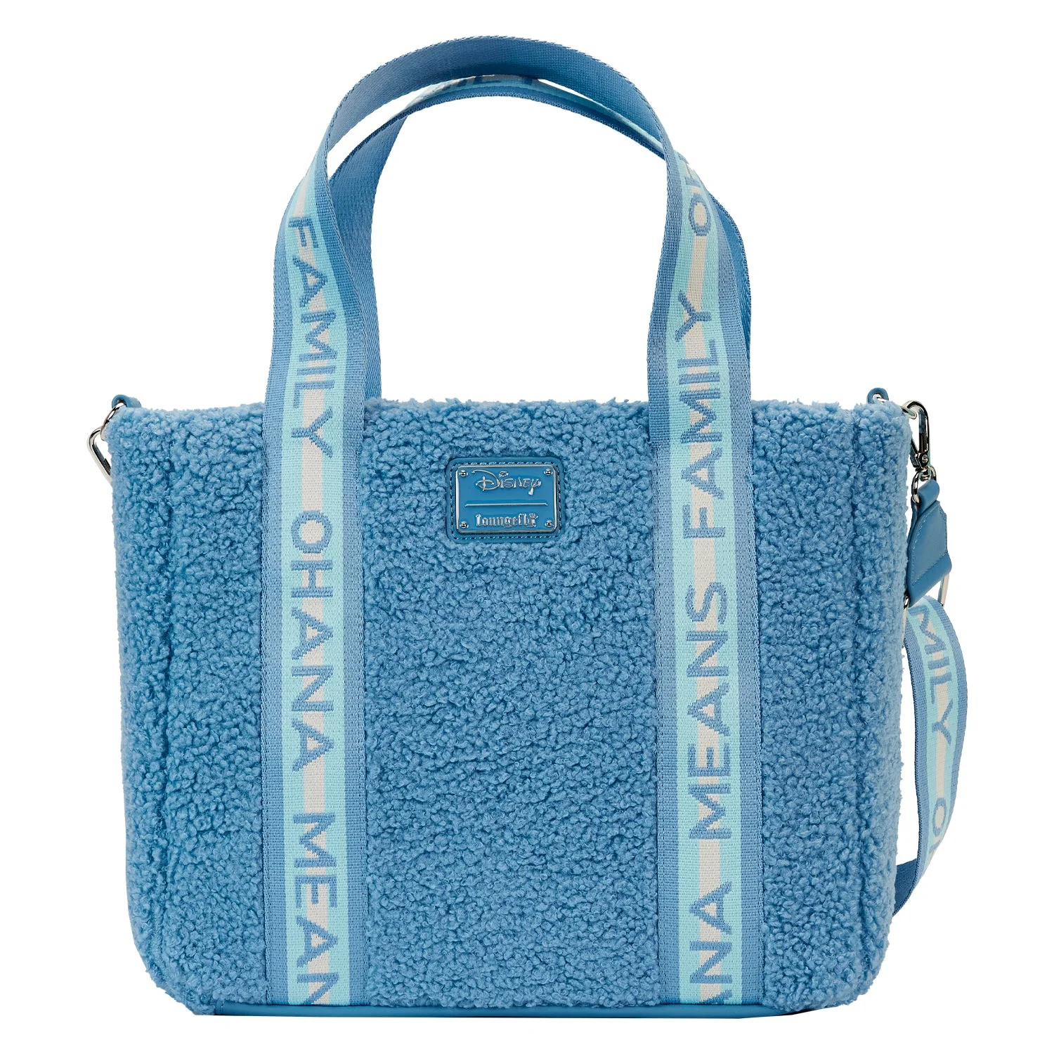 Loungefly x Disney Stitch Plush Tote Bag with coin pouch - Image 5