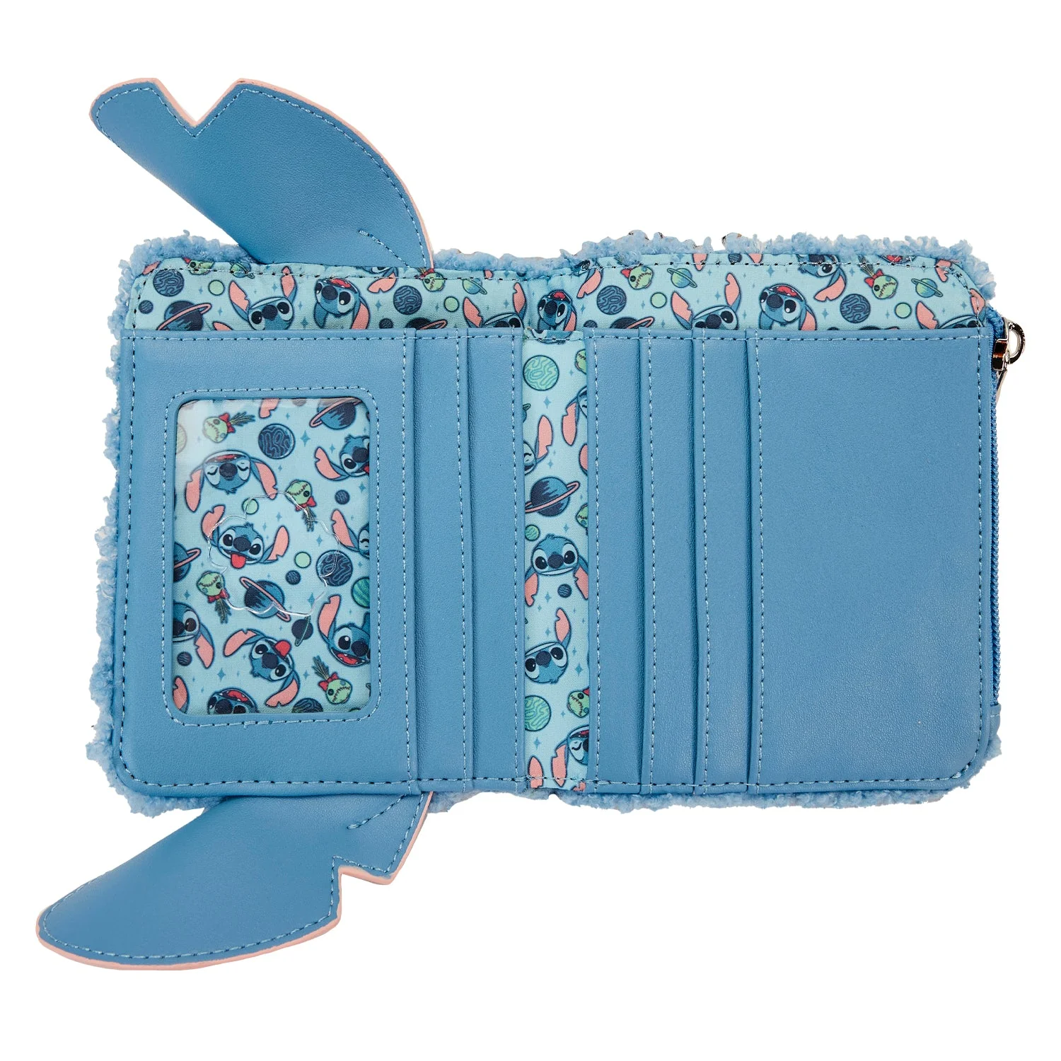 Loungefly x Disney Stitch Cosplay Plush Wallet - Image 5