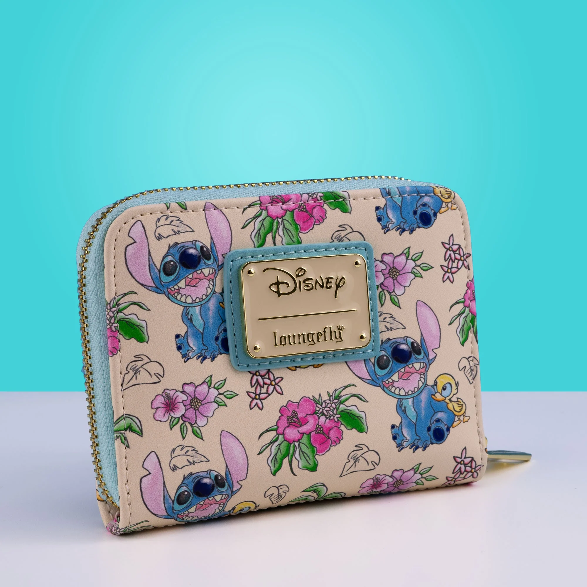 Loungefly x Disney Stitch with Ducklings Tropical Wallet - Image 2