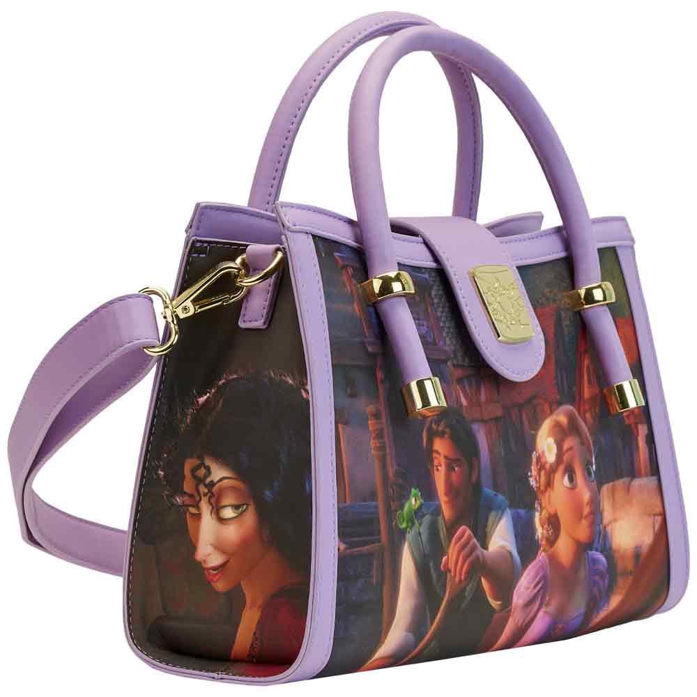 Loungefly x Disney Tangled Rapunzel Scenes Crossbody Bag - Image 3
