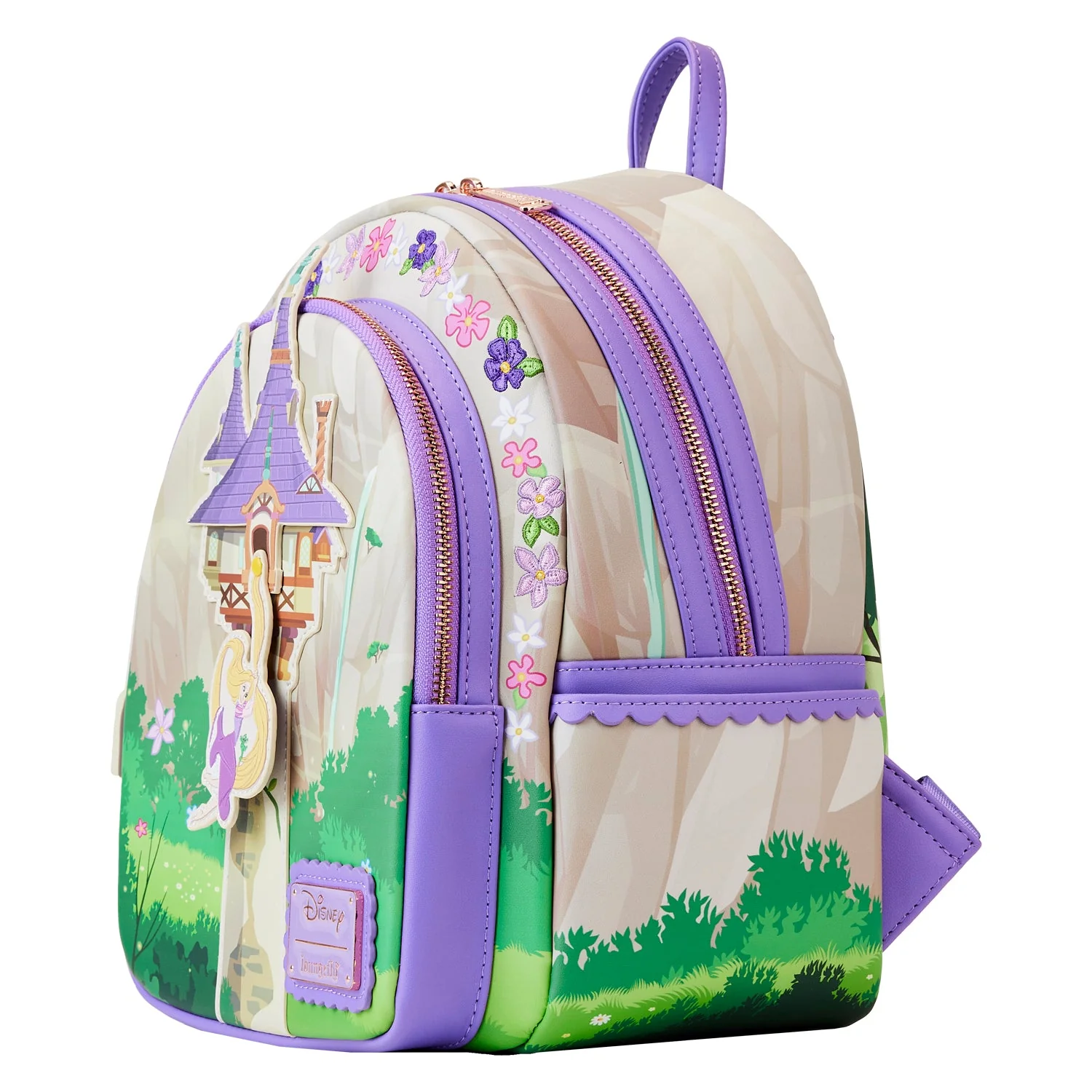 Loungefly x Disney Tangled Rapunzel Swinging From Tower Mini Backpack - Image 3
